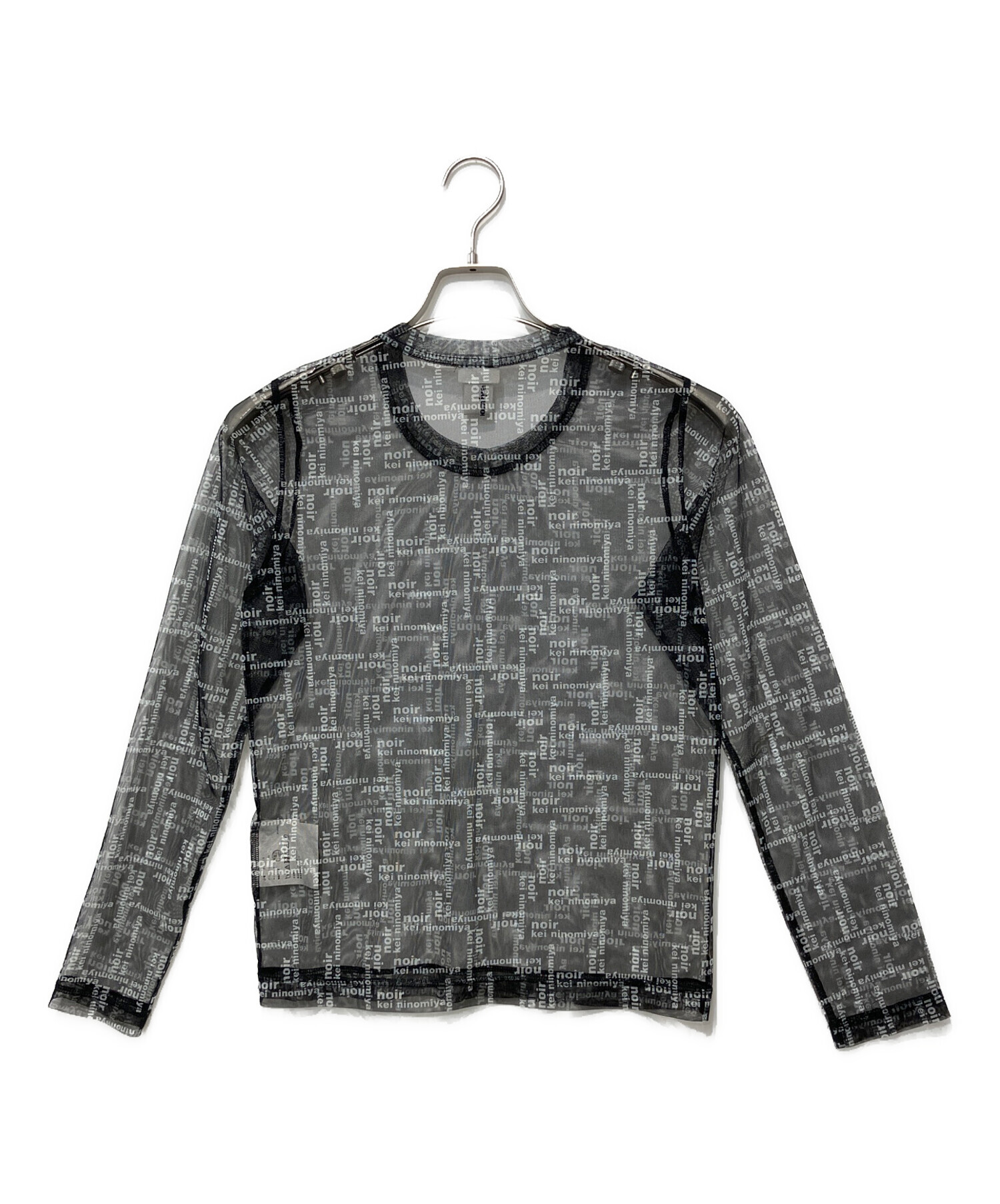 noir kei ninomiya ドット柄レイヤードTシャツ 中古・古着通販】noir kei ninomiya (ノワール ケイ ニノミヤ) ロゴ