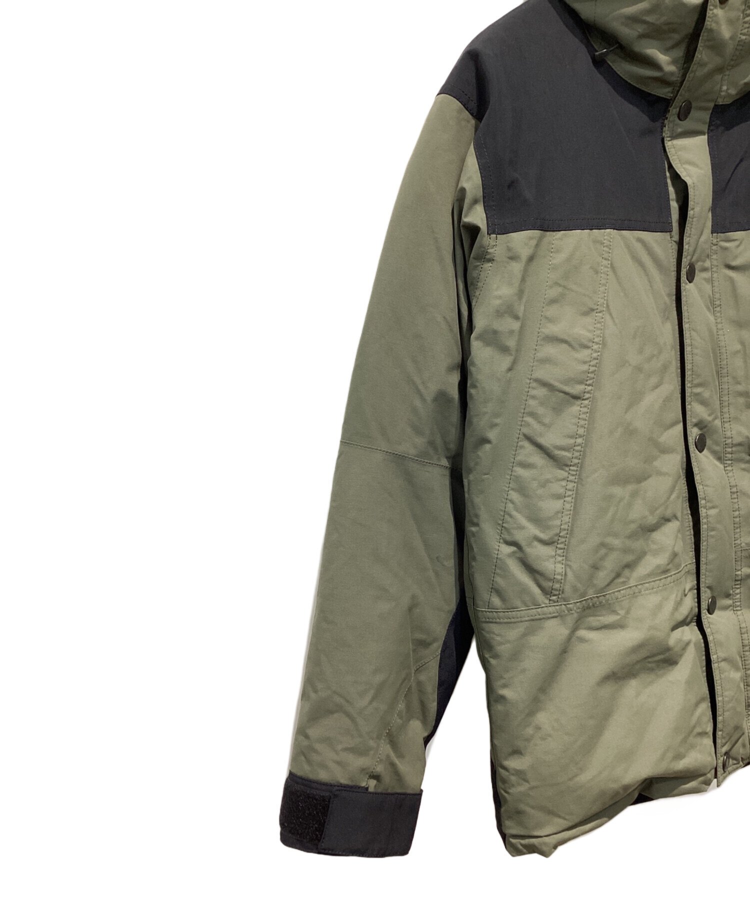 The North Face ダウンジャケット Lサイズ オリーブ/ブラック 中古・古着通販】THE NORTH FACE (ザ ノース フェイス) マウンテン