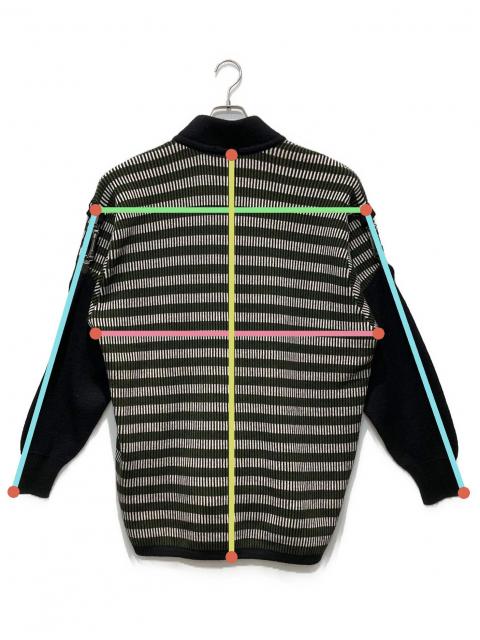 激レア 80s イッセイミヤケ 3Dニットジャケット 中古・古着通販】ISSEY MIYAKE MEN (イッセイミヤケメン) ニット