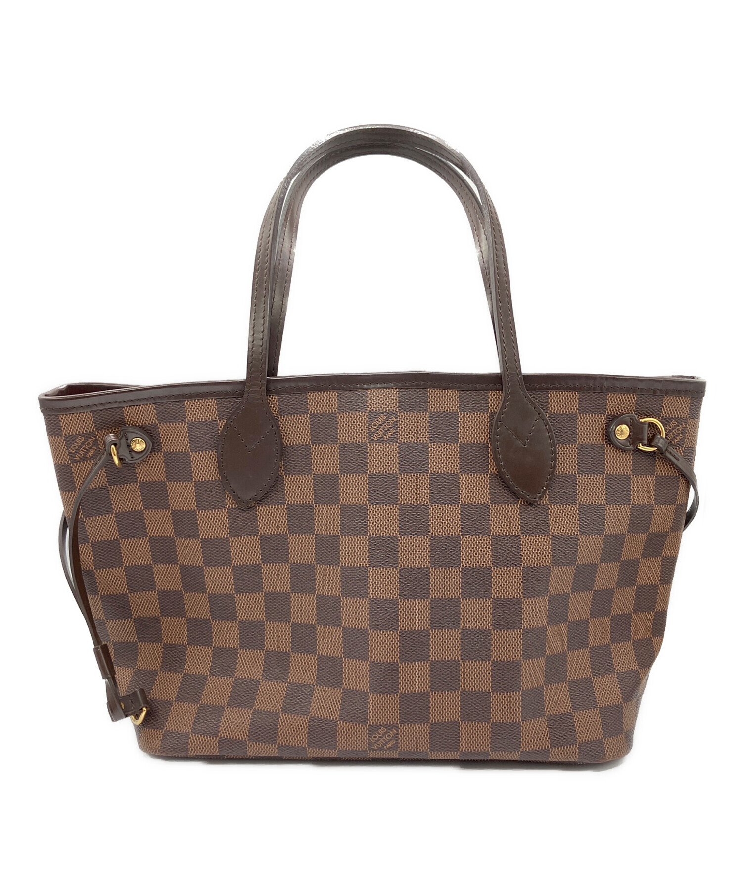 Louis Vuitton ダミエ トートバッグ 中型 中古・古着通販】LOUIS VUITTON (ルイ ヴィトン) ダミエ ネヴァーフル
