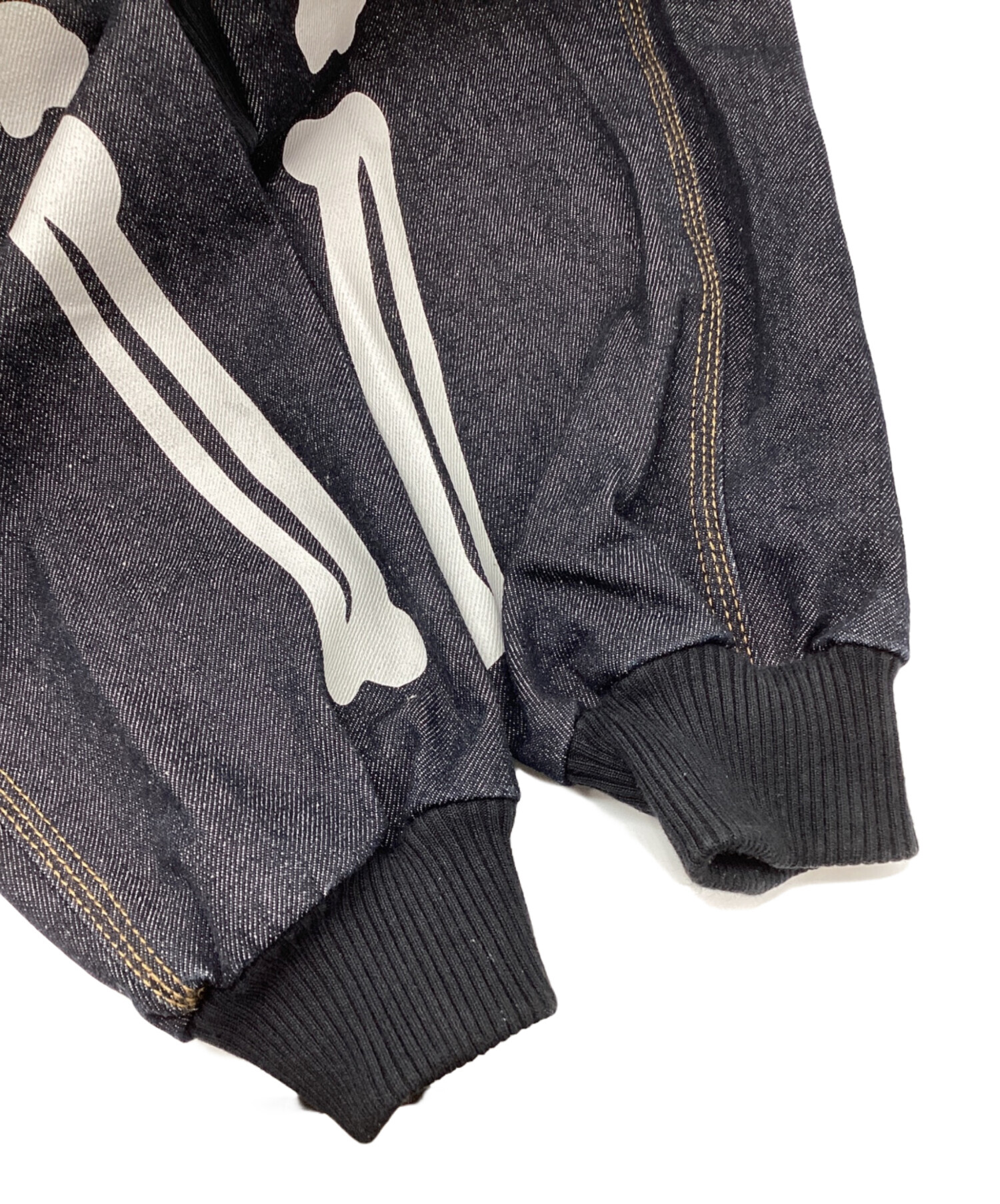中古・古着通販】9090 (9090) Bone Rigid Denim Zip Hoodie インディゴ