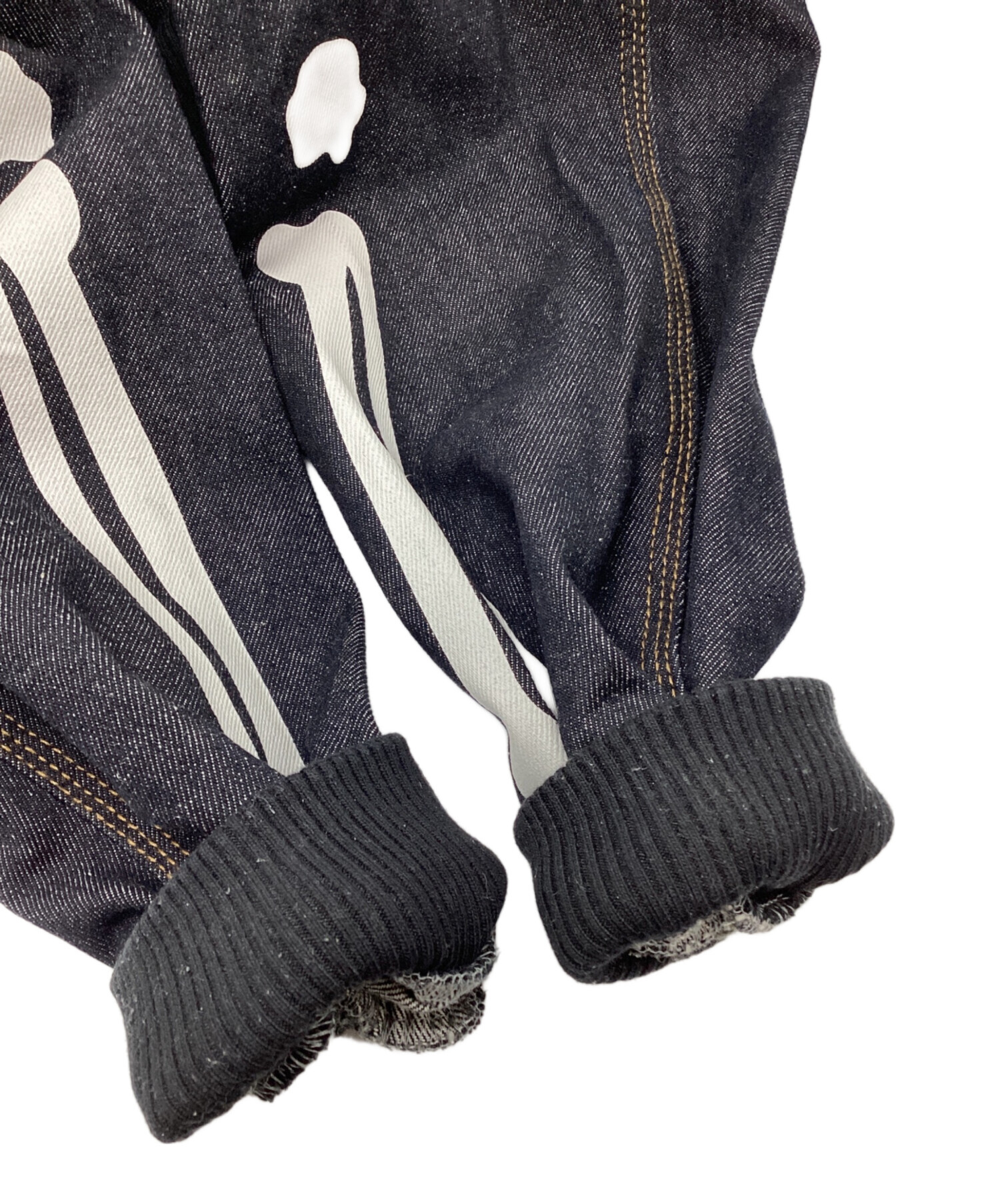 中古・古着通販】9090 (9090) Bone Rigid Denim Zip Hoodie インディゴ