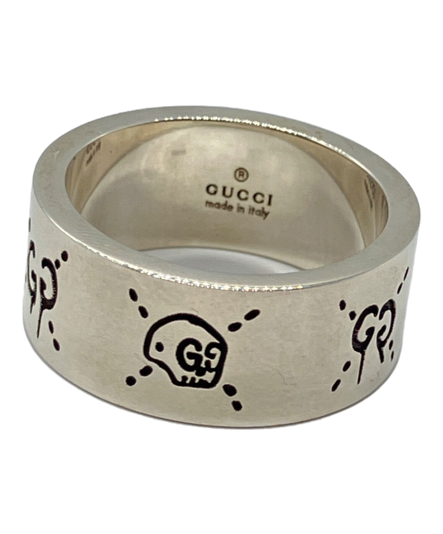 中古・古着通販】GUCCI (グッチ) GGゴーストリング シルバー サイズ:18