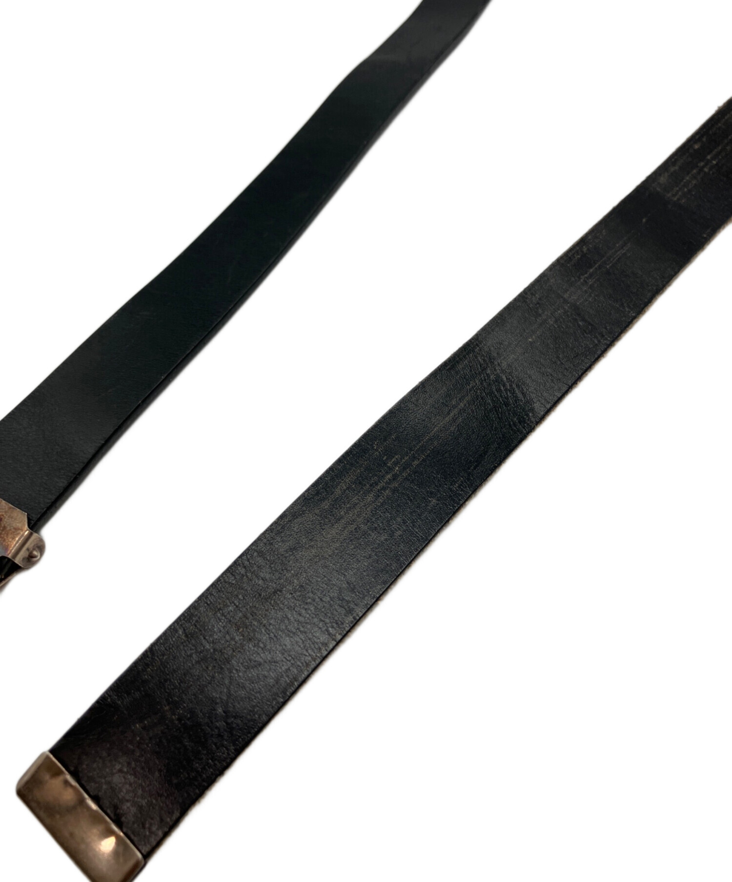 中古・古着通販】CHALLENGER (チャレンジャー) LEATHER BELT ブラック