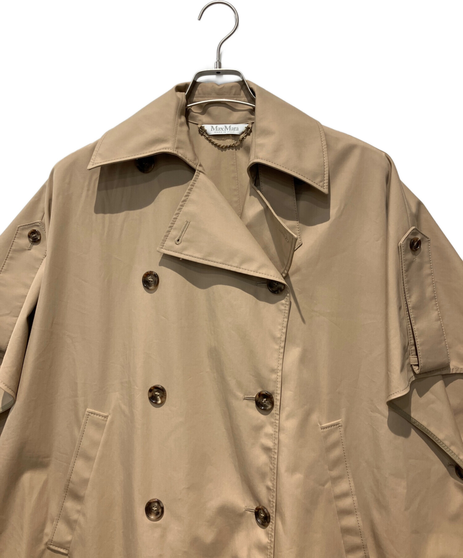 中古・古着通販】MaxMara (マックスマーラ) トレンチ ケープ コート