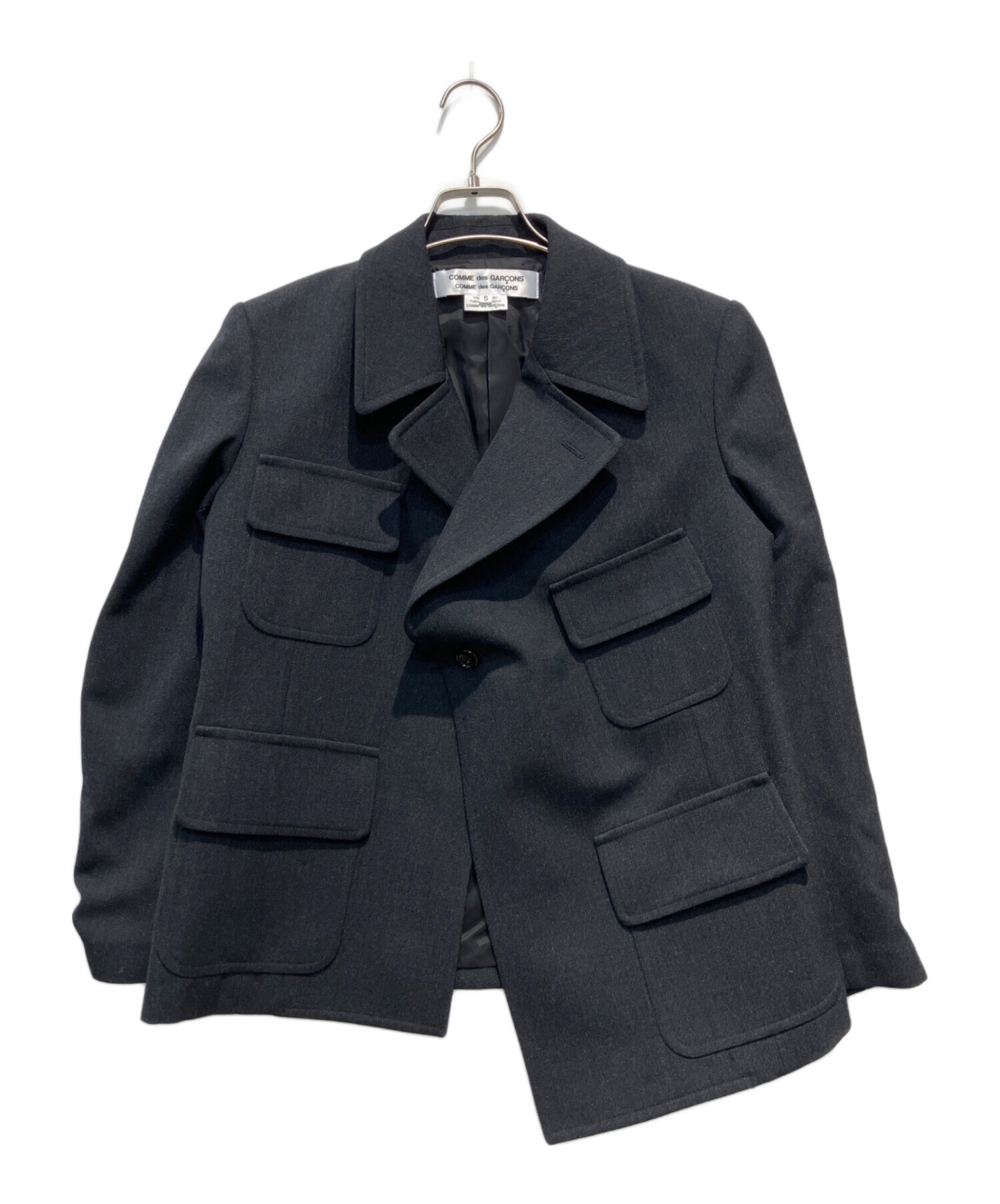 【COMME des GARCONS】コムデギャルソン アシメントリージャケット 中古・古着通販】COMME des GARCONS COMME des GARCONS
