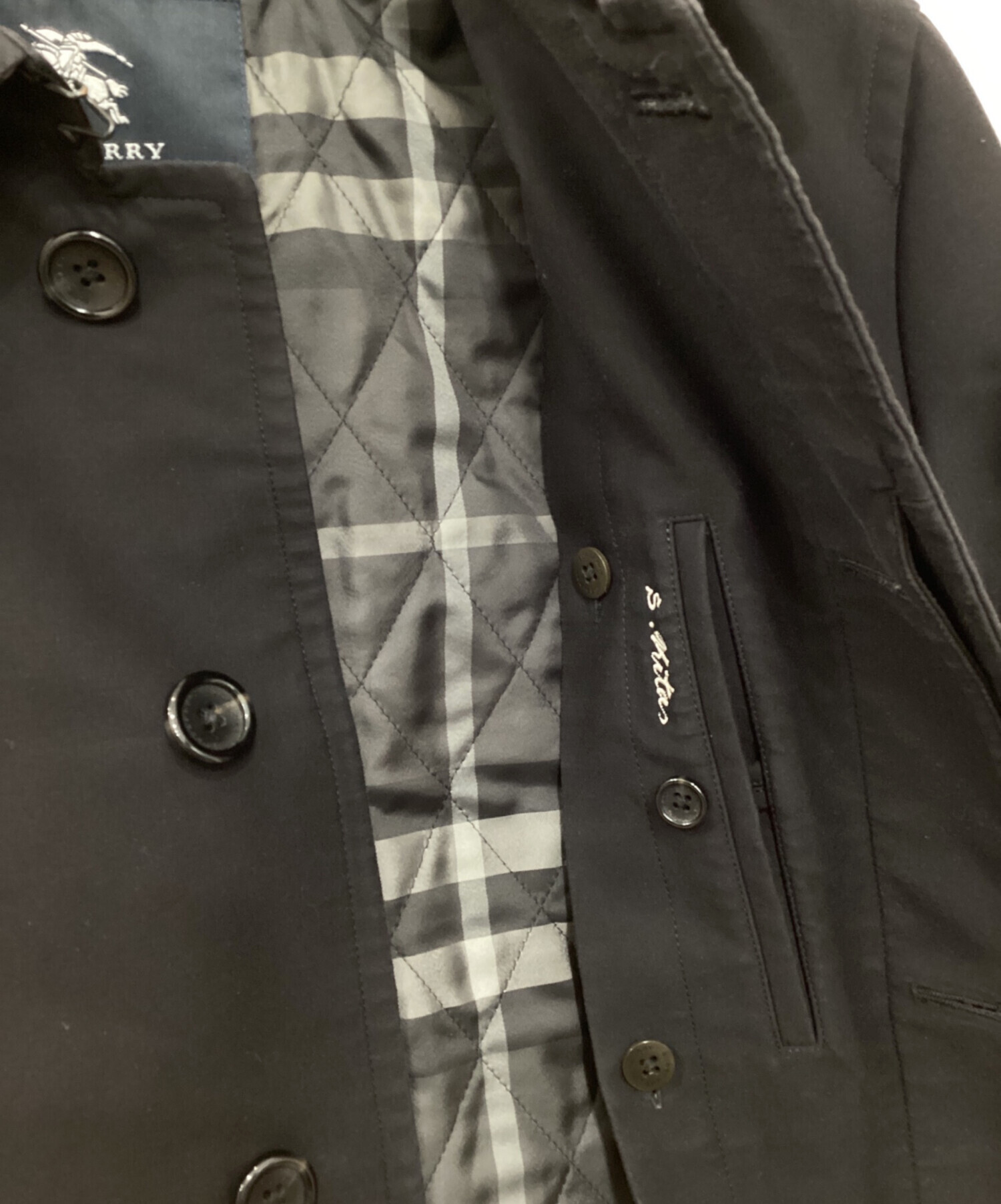 中古・古着通販】BURBERRY (バーバリー) ライナー付ステンカラーコート