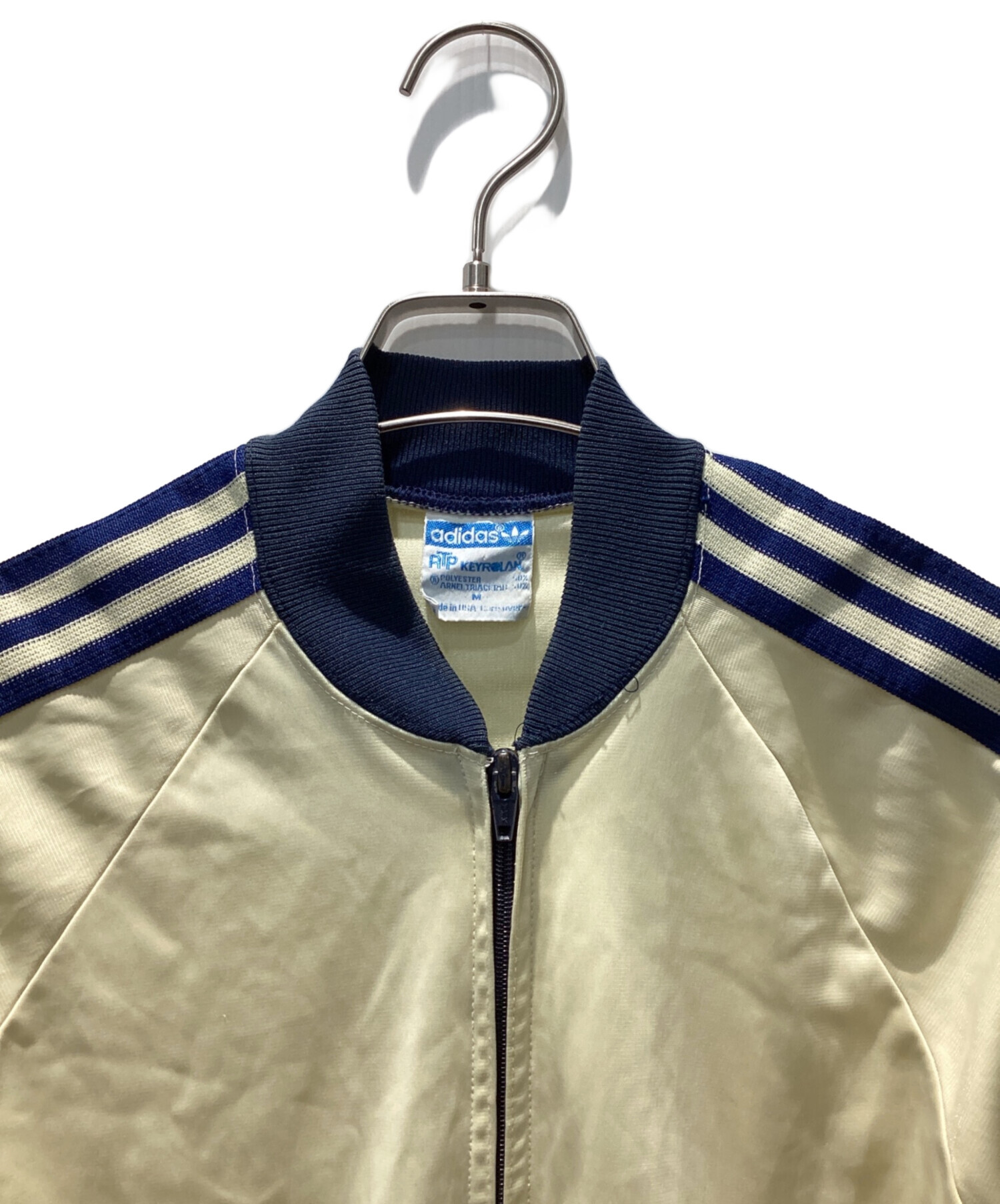 【ヨンス着用‼️】80s  ATPトラックジャケット M 青白 古着 中古・古着通販】adidas (アディダス) ATPトラックジャケット
