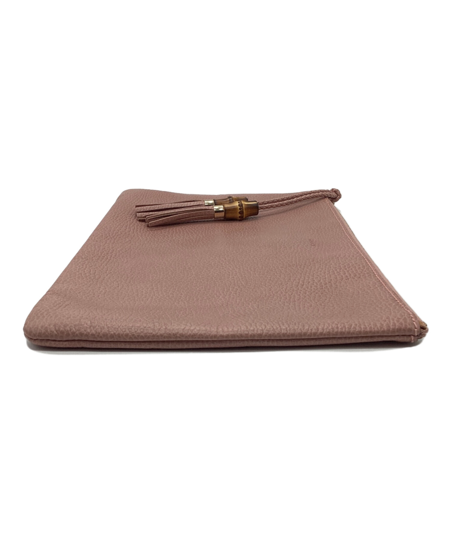 中古・古着通販】GUCCI (グッチ) バンブータッセルクラッチバッグ