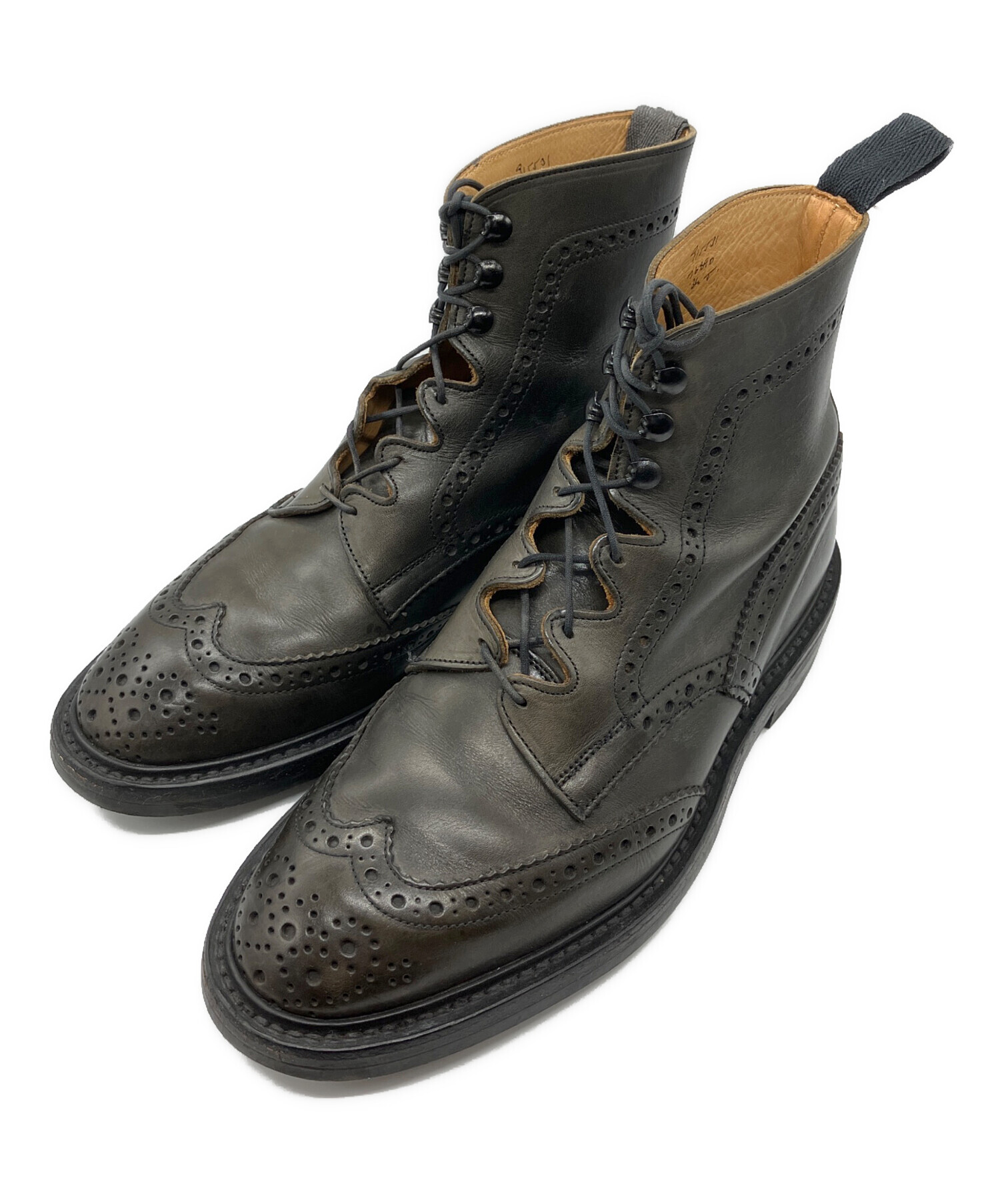 中古・古着通販】Tricker's (トリッカーズ) カントリーブーツ ブラウン