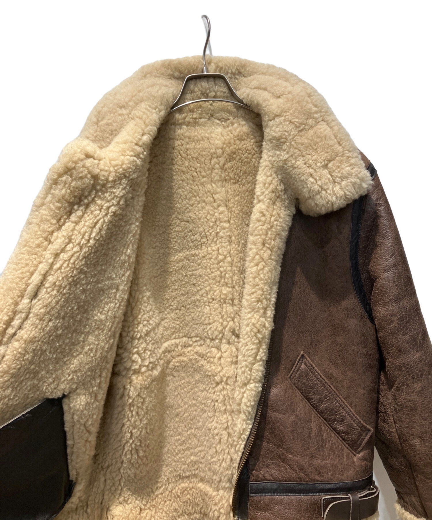 Y*S様 ゴールデンベア ムートン ボンバー　革ジャンパー 中古・古着通販】Golden Bear (ゴールデンベア) B-3 ムートン