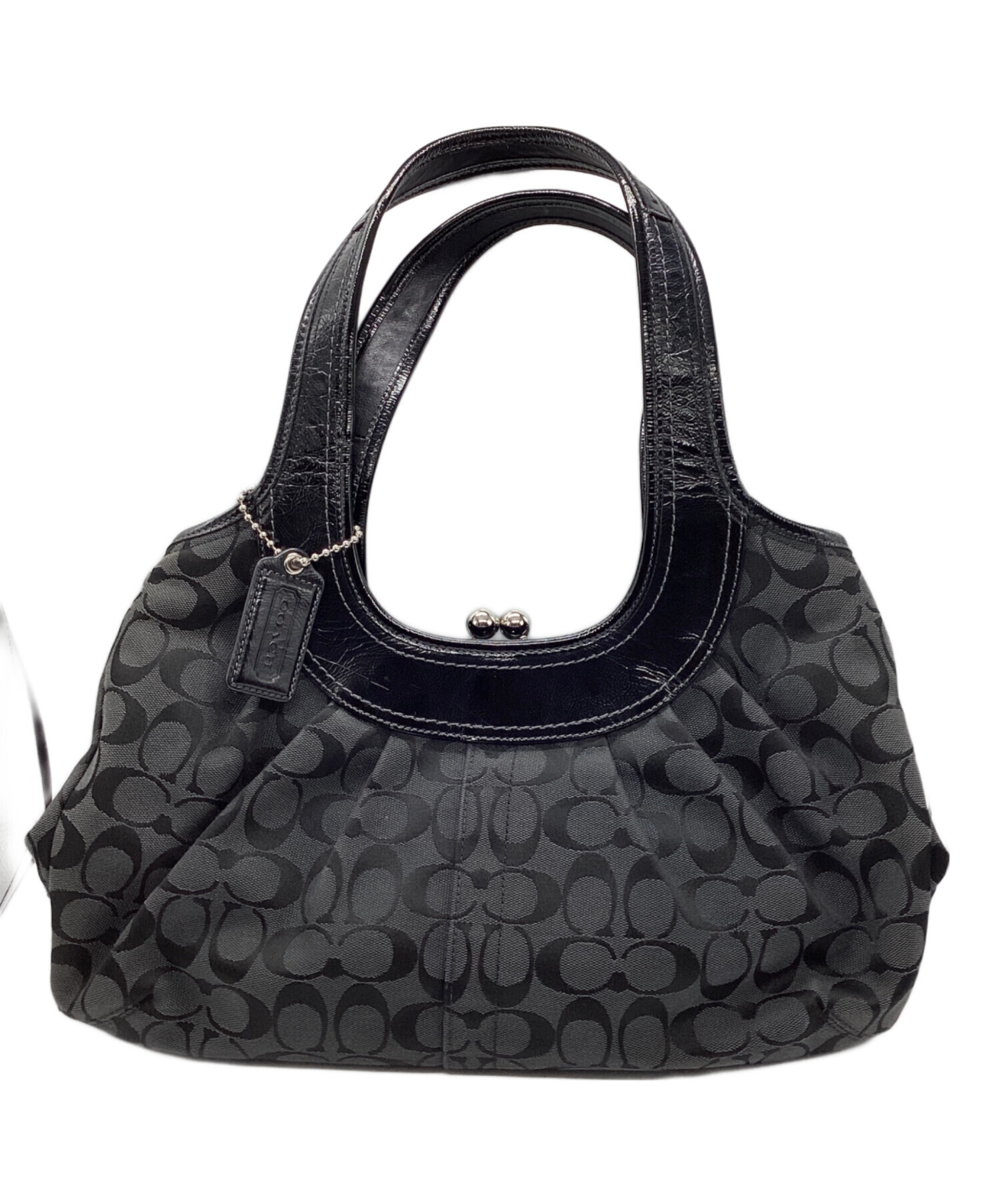 中古・古着通販】COACH (コーチ) Ergo Hobo Bag ブラック｜ブランド