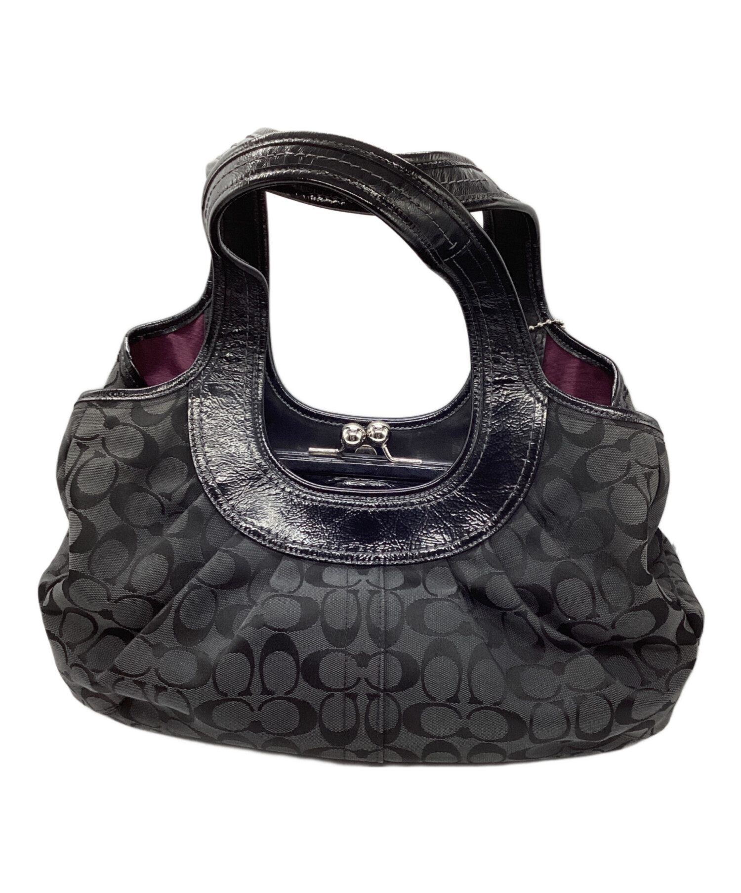 中古・古着通販】COACH (コーチ) Ergo Hobo Bag ブラック｜ブランド