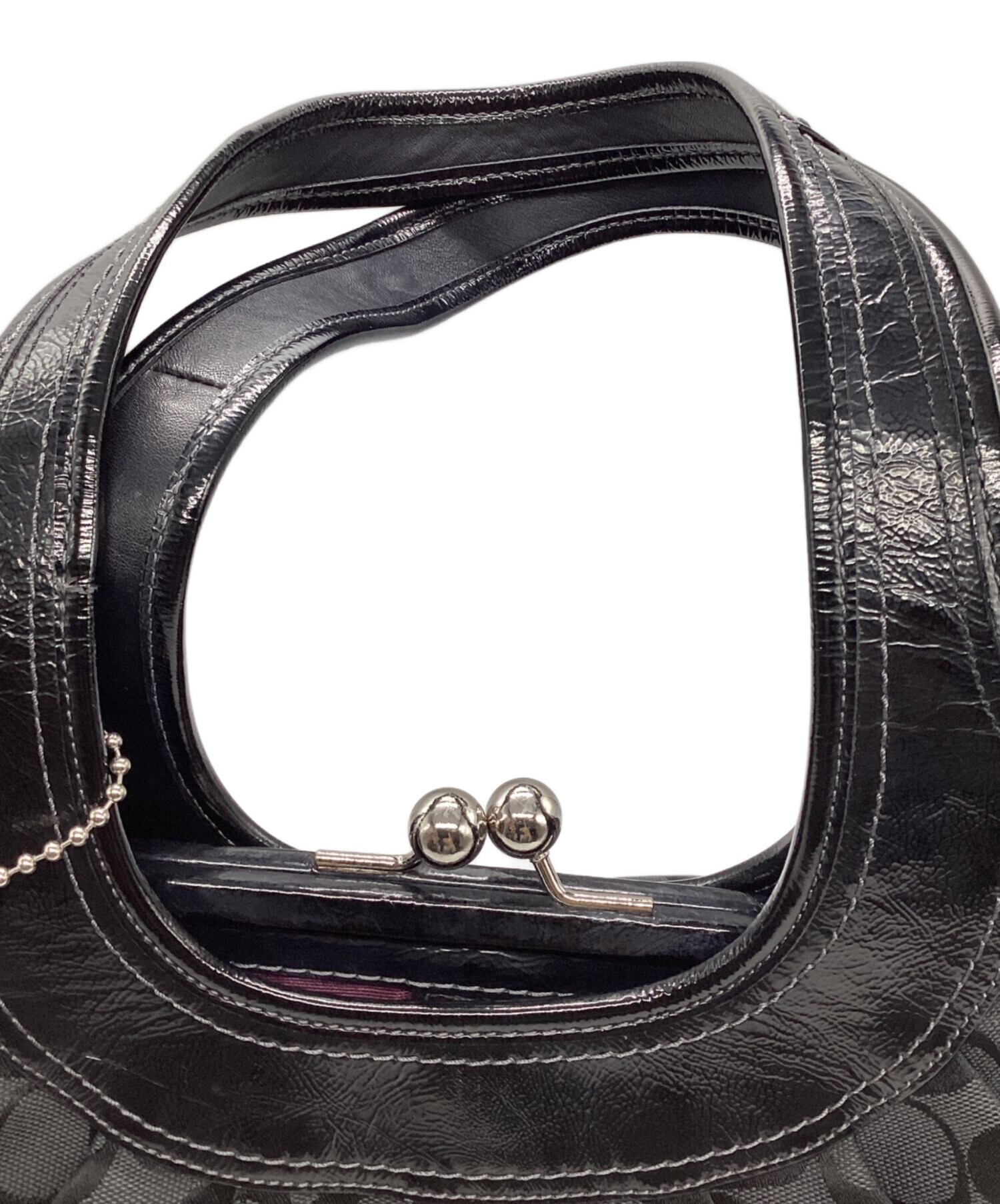 中古・古着通販】COACH (コーチ) Ergo Hobo Bag ブラック｜ブランド