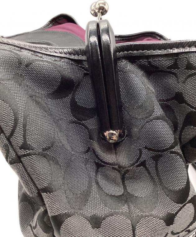 中古・古着通販】COACH (コーチ) Ergo Hobo Bag ブラック｜ブランド