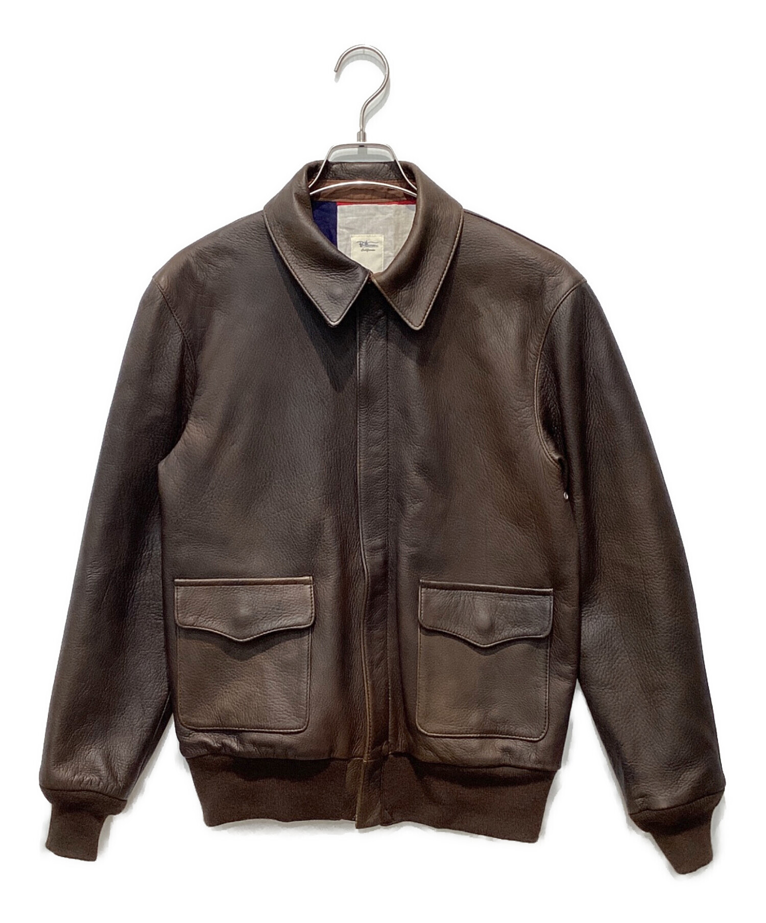 中古・古着通販】Ron Herman (ロンハーマン) A-2 ディアスキンレザー 