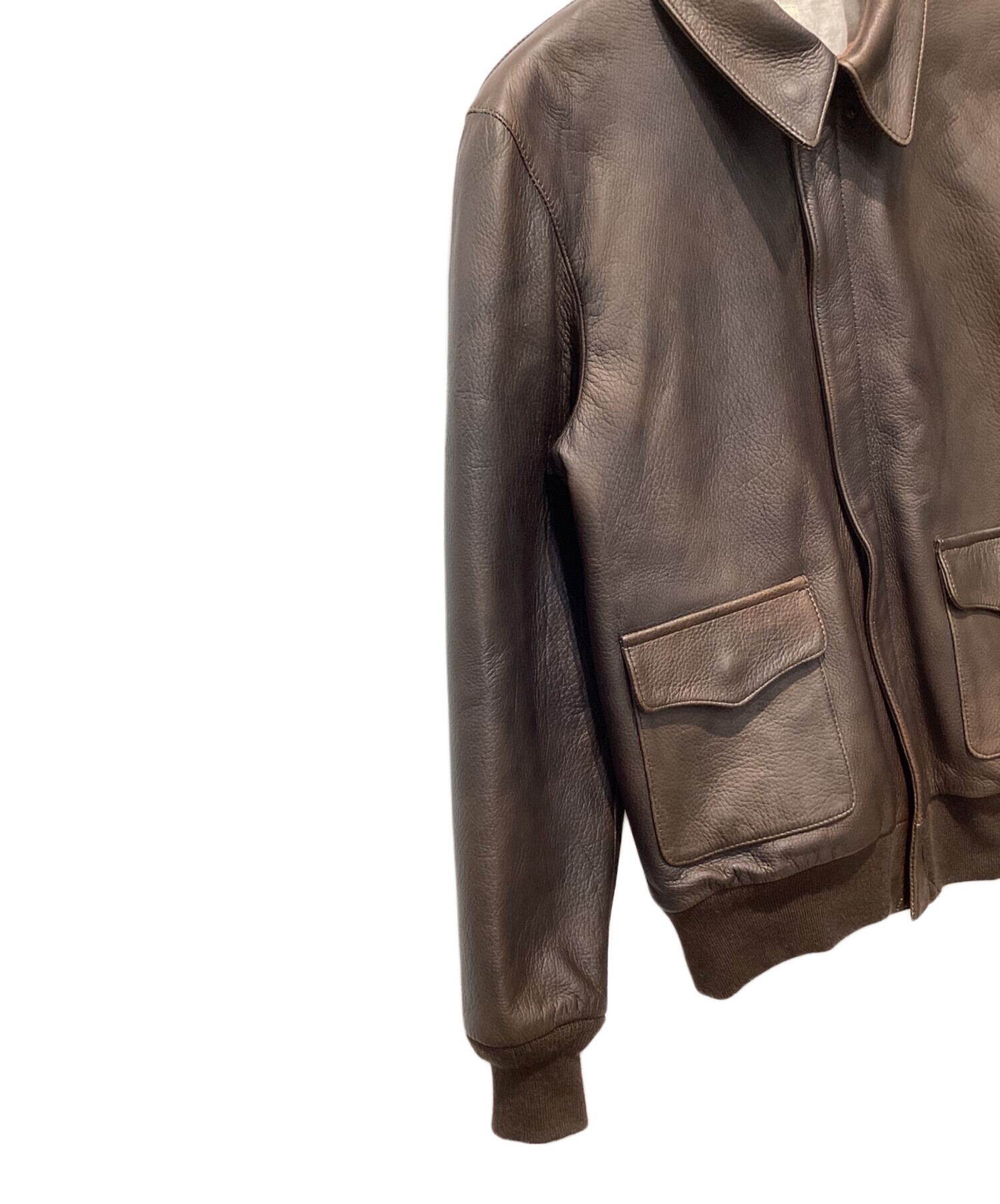 中古・古着通販】Ron Herman (ロンハーマン) A-2 ディアスキンレザー