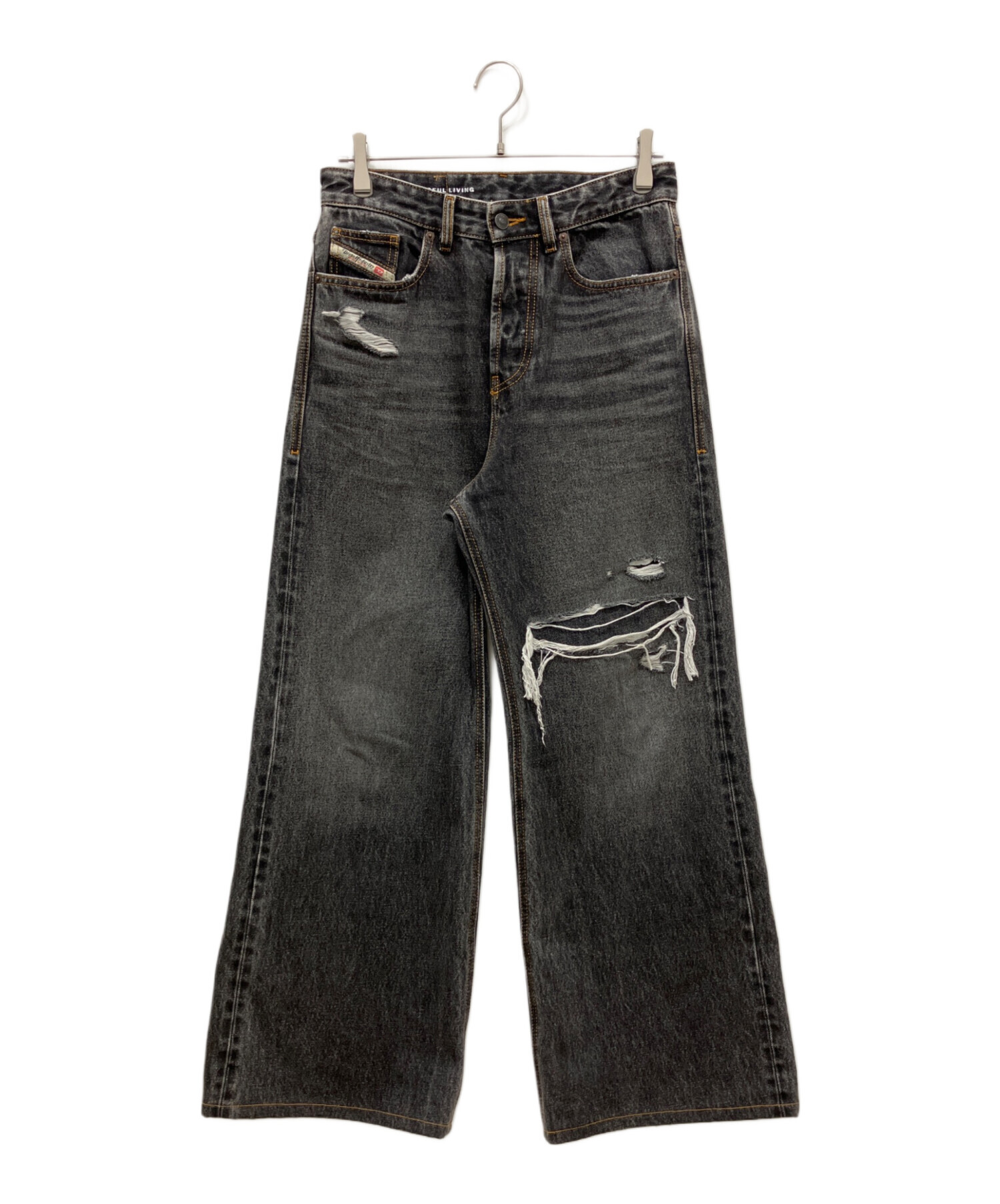 【正規品】DIESEL d-rise W26 L30 ディーゼル 中古・古着通販】DIESEL (ディーゼル) D-RISEデニムパンツ グレー