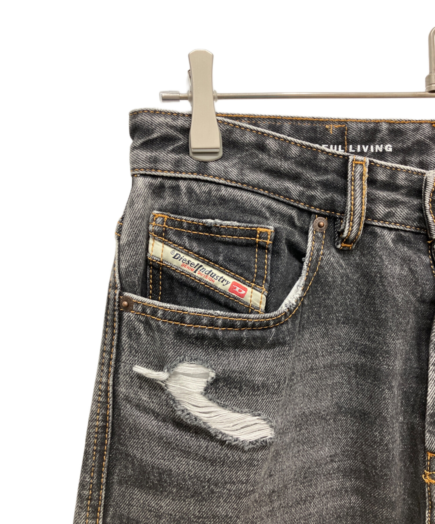 中古・古着通販】DIESEL (ディーゼル) D-RISEデニムパンツ グレー