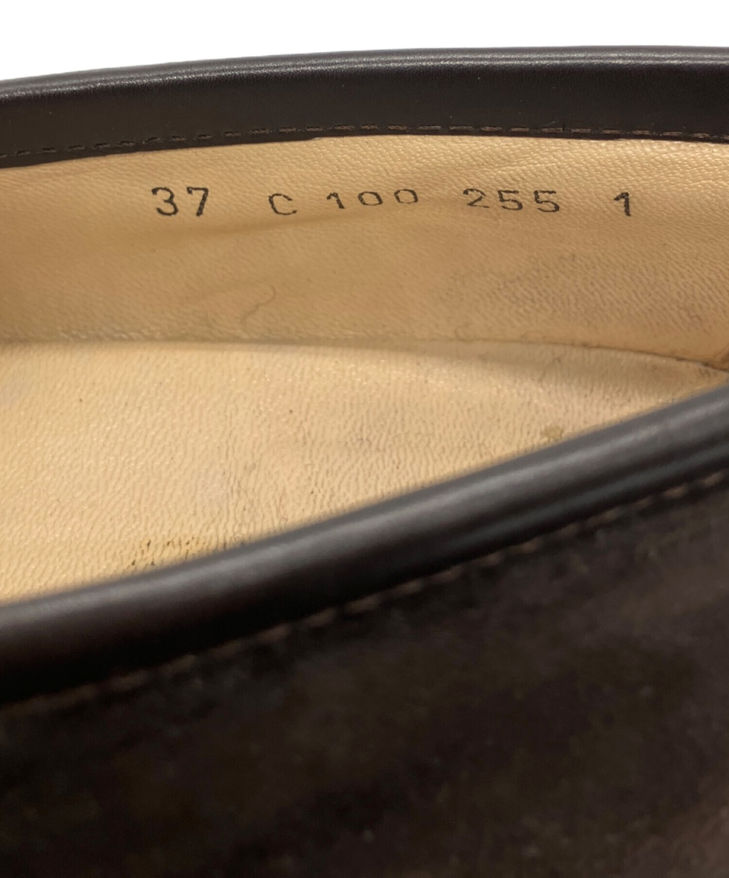 中古・古着通販】GUCCI (グッチ) スエードホースビットローファー