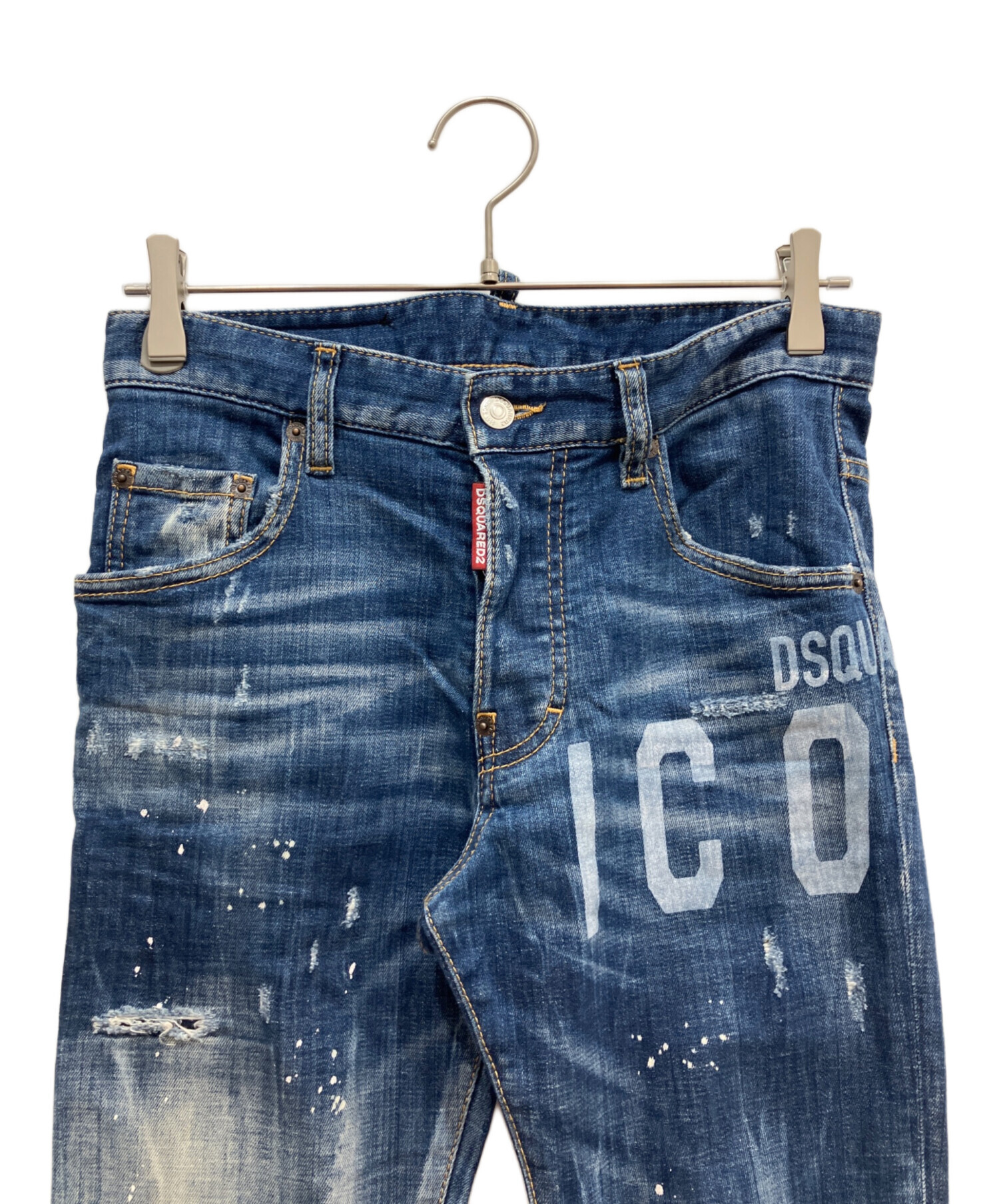 【どらごんさんご依頼品】Dsquared2　icon　Jorts　デニムパンツ 中古・古着通販】DSQUARED2 (ディースクエアード) Skater Jean Icon