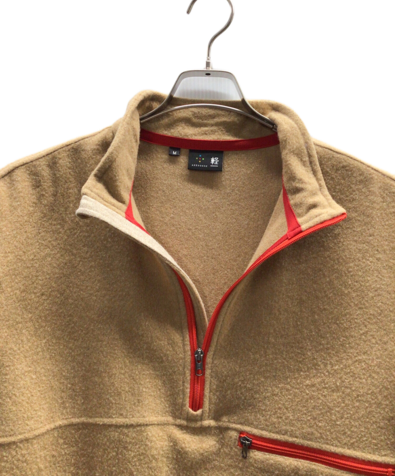 【Men's L レッド系】 Axesquin ( アクシーズクイン ) ウールフリース プルオーバー Wool Freece Pullover 軽edition バーガンディ 希少カラー 入手困難 moonl 中古・古着通販】axesquin (アクシーズクイン) WOOL FLEECE PULLOVER