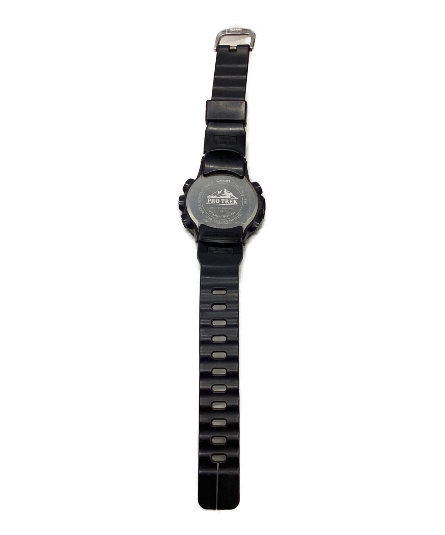 中古・古着通販】CASIO (カシオ) PRO TREK サイズ:56 × 47.1 × 12.7 mm