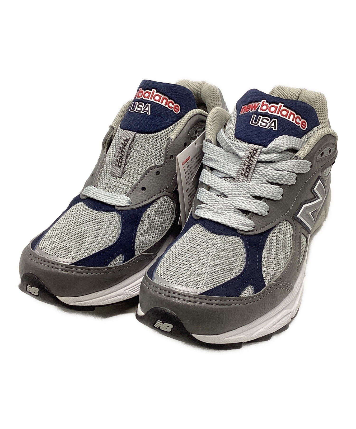 ニューバランス M990GJ3 グレー 27cm USA製 スニーカー 美品 中古・古着通販】NEW BALANCE (ニューバランス) M990GJ3 グレー サイズ