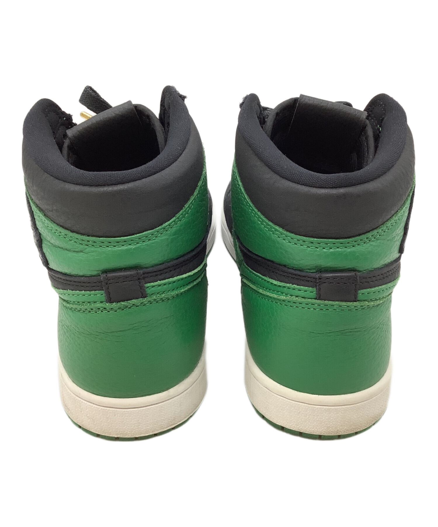 中古・古着通販】NIKE (ナイキ) ハイカットスニーカー グリーン サイズ