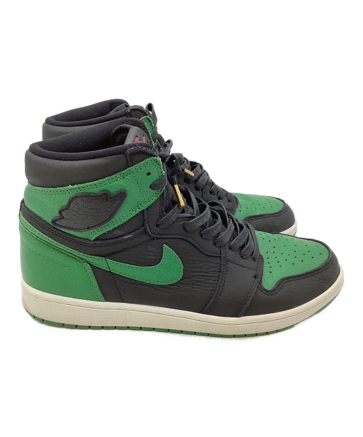 中古・古着通販】NIKE (ナイキ) ハイカットスニーカー グリーン サイズ