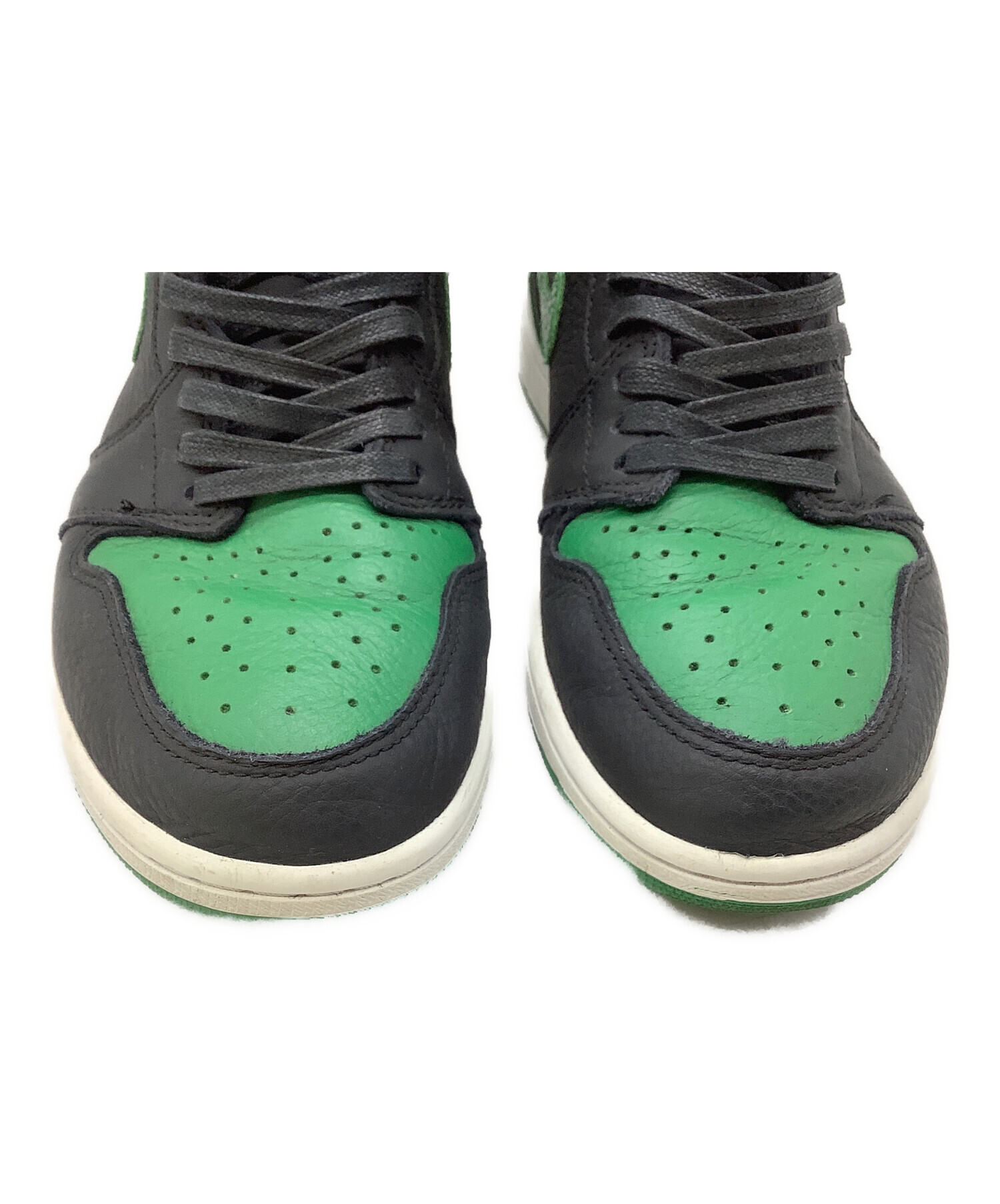 中古・古着通販】NIKE (ナイキ) ハイカットスニーカー グリーン サイズ