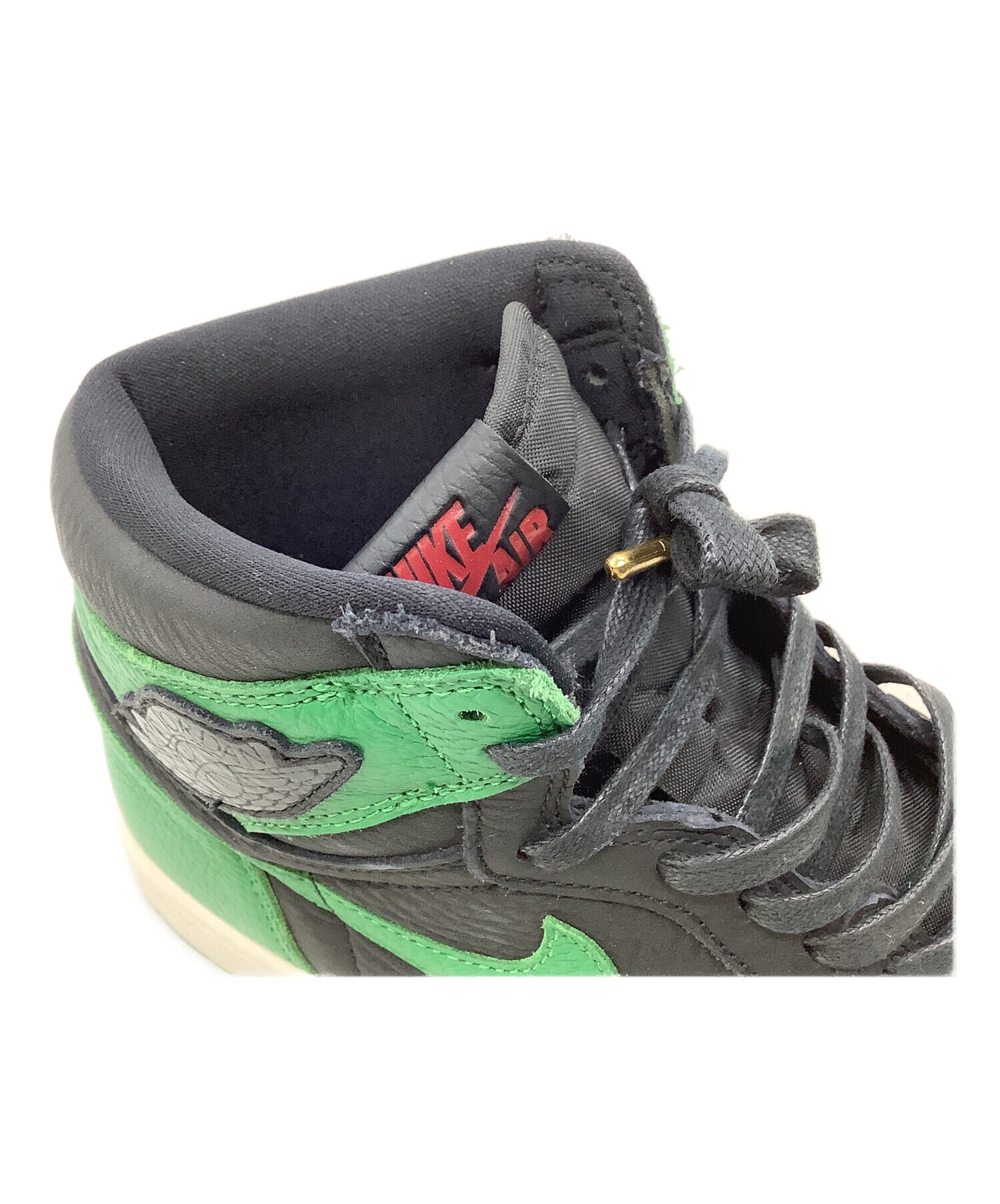 NIKEハイカットブラック、グリーン2足セット 中古・古着通販】NIKE (ナイキ) ハイカットスニーカー グリーン サイズ