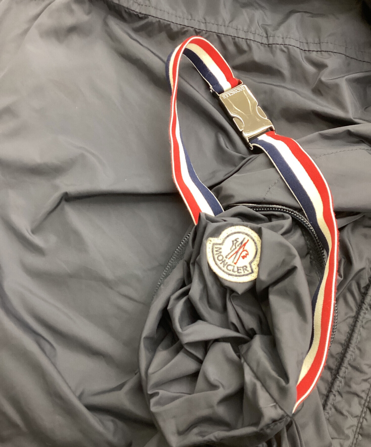 中古・古着通販】MONCLER (モンクレール) ナイロンジャケット ネイビー 
