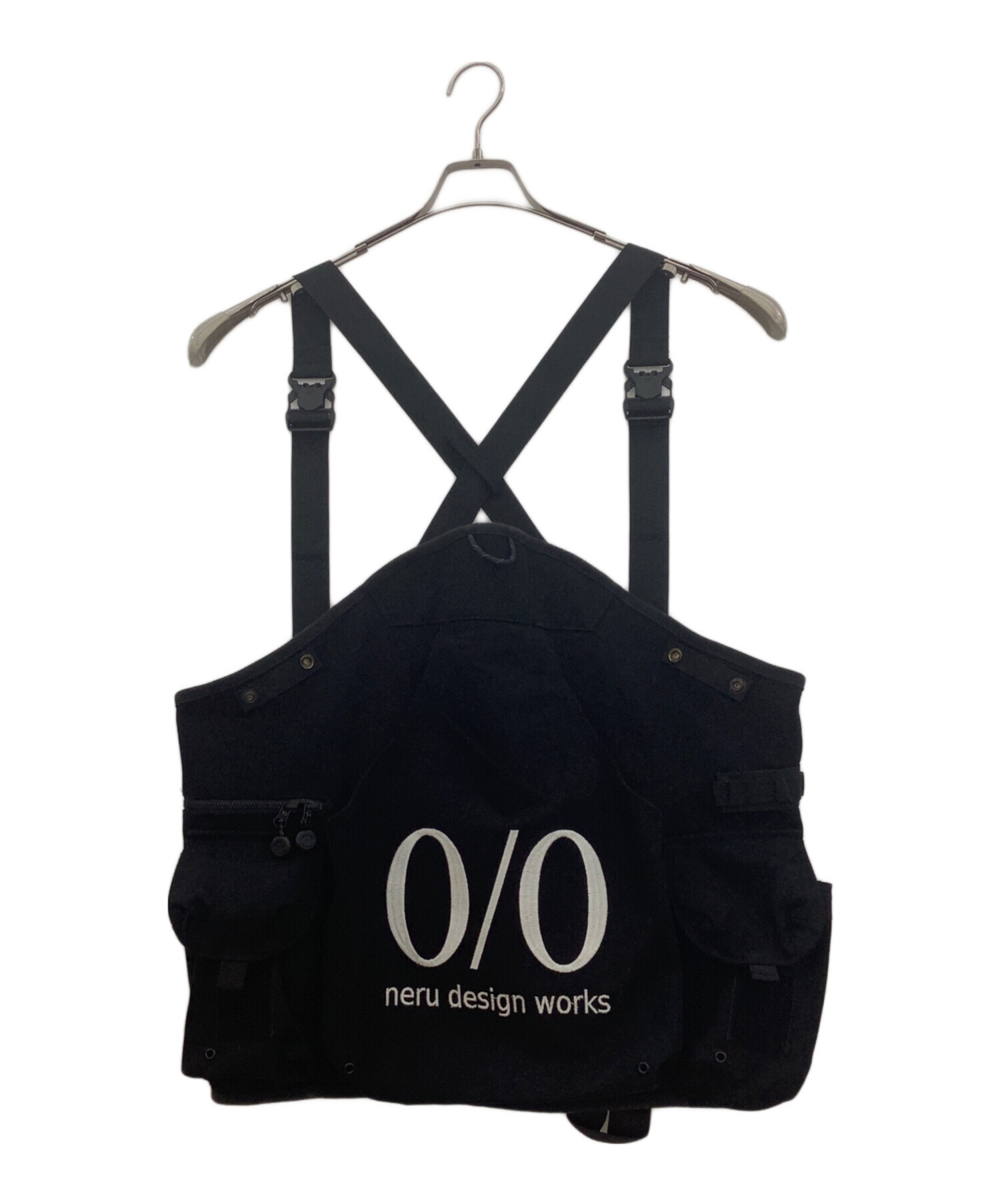 neru design works ネルベスト ネルデザインワークス ブラック 中古・古着通販】neru design works (ネルデザインワークス