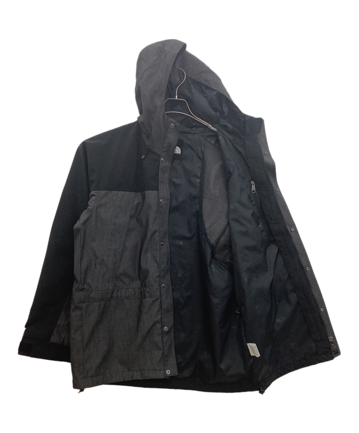 ★超美品！THE NORTH FACE マウンテンライトブラックデニムサイズL 中古・古着通販】THE NORTH FACE (ザ ノース フェイス