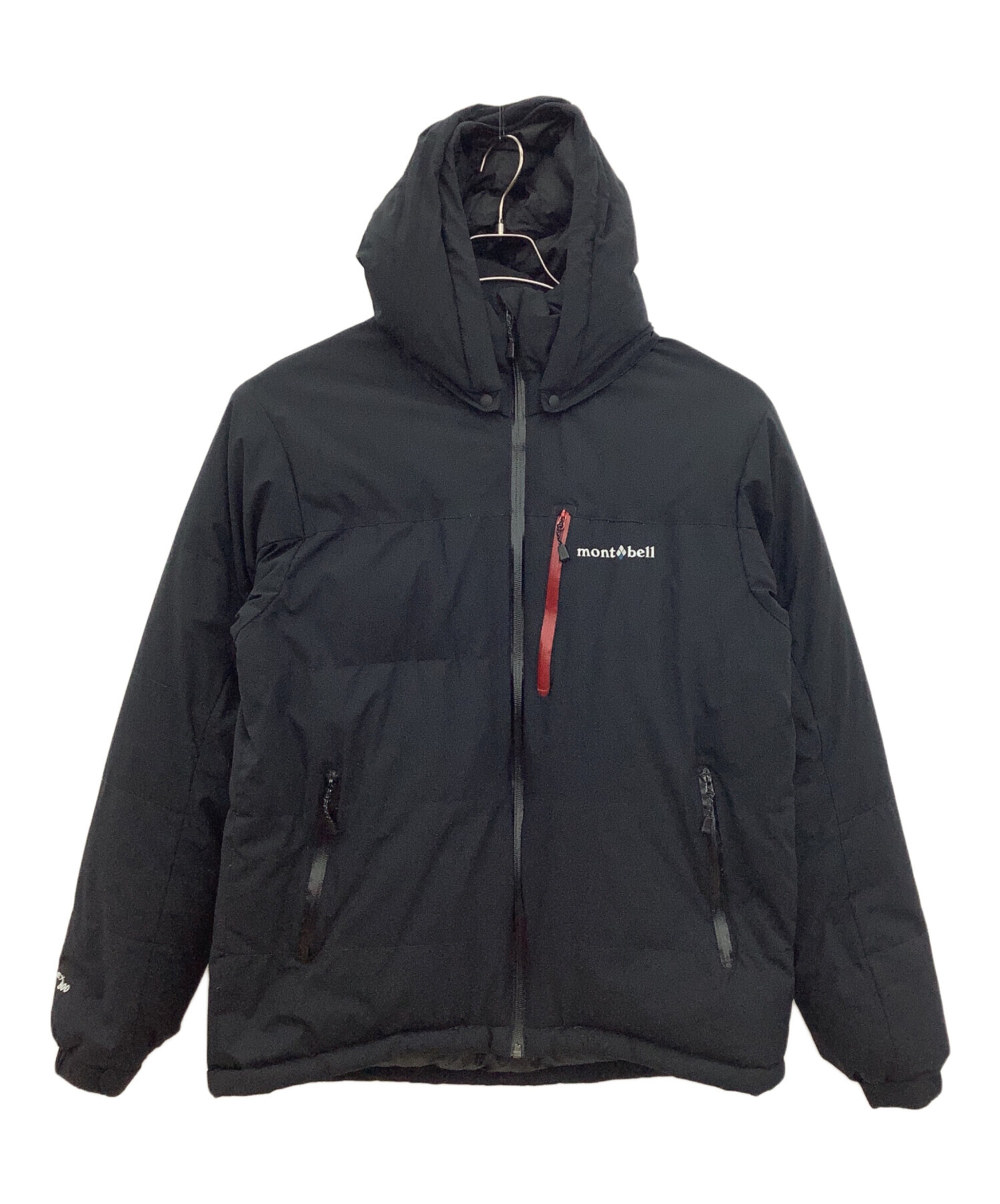 完売品mont-bellパーマフロストダウンパーカー黒x赤 Lサイズ 中古・古着通販】mont-bell (モンベル) パーマフロスト ダウンパーカ