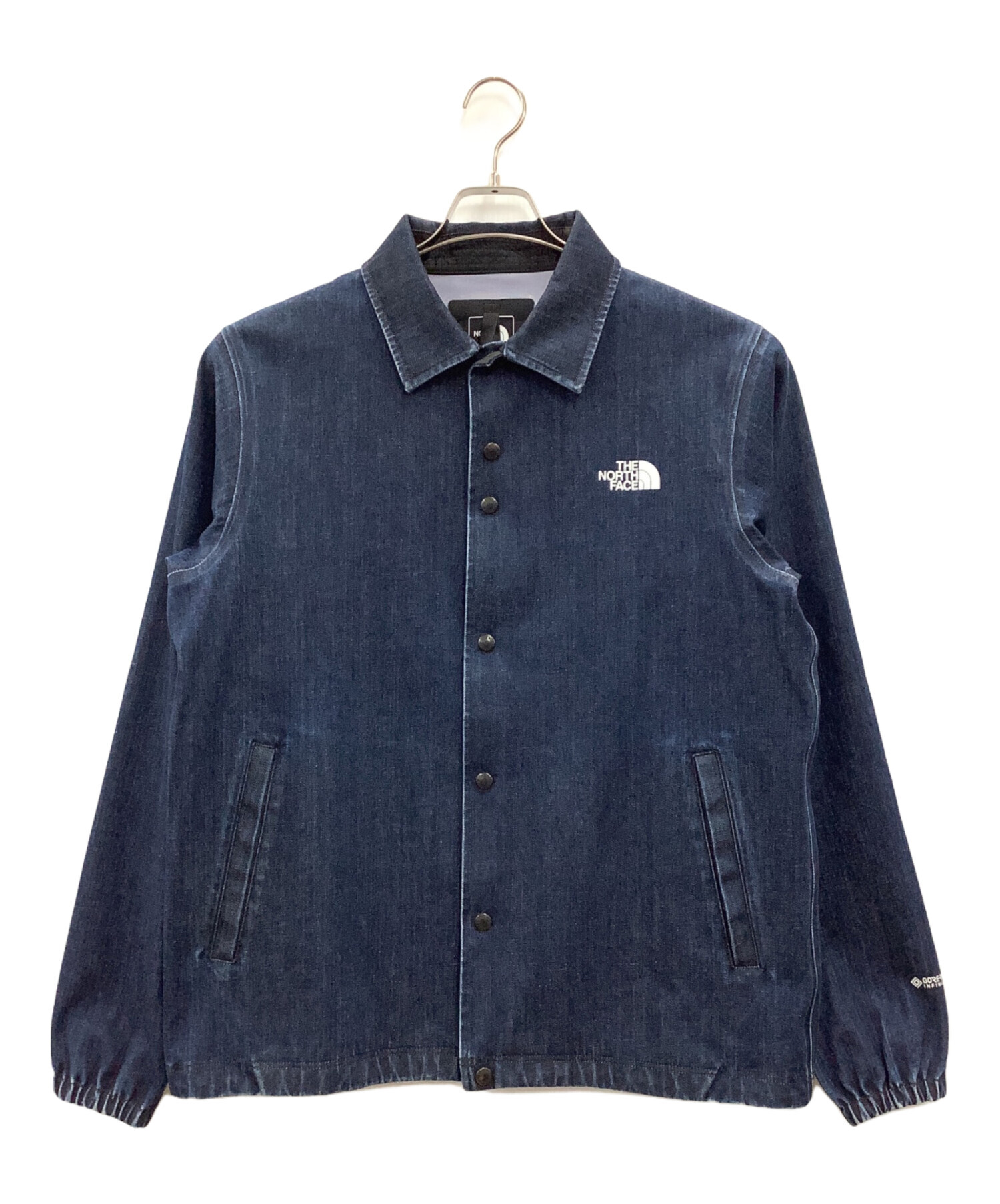値下げ‼️美Used品THE NORTH FACE GTXデニムコーチジャケットM 中古・古着通販】THE NORTH FACE (ザ ノース フェイス) デニムコーチ