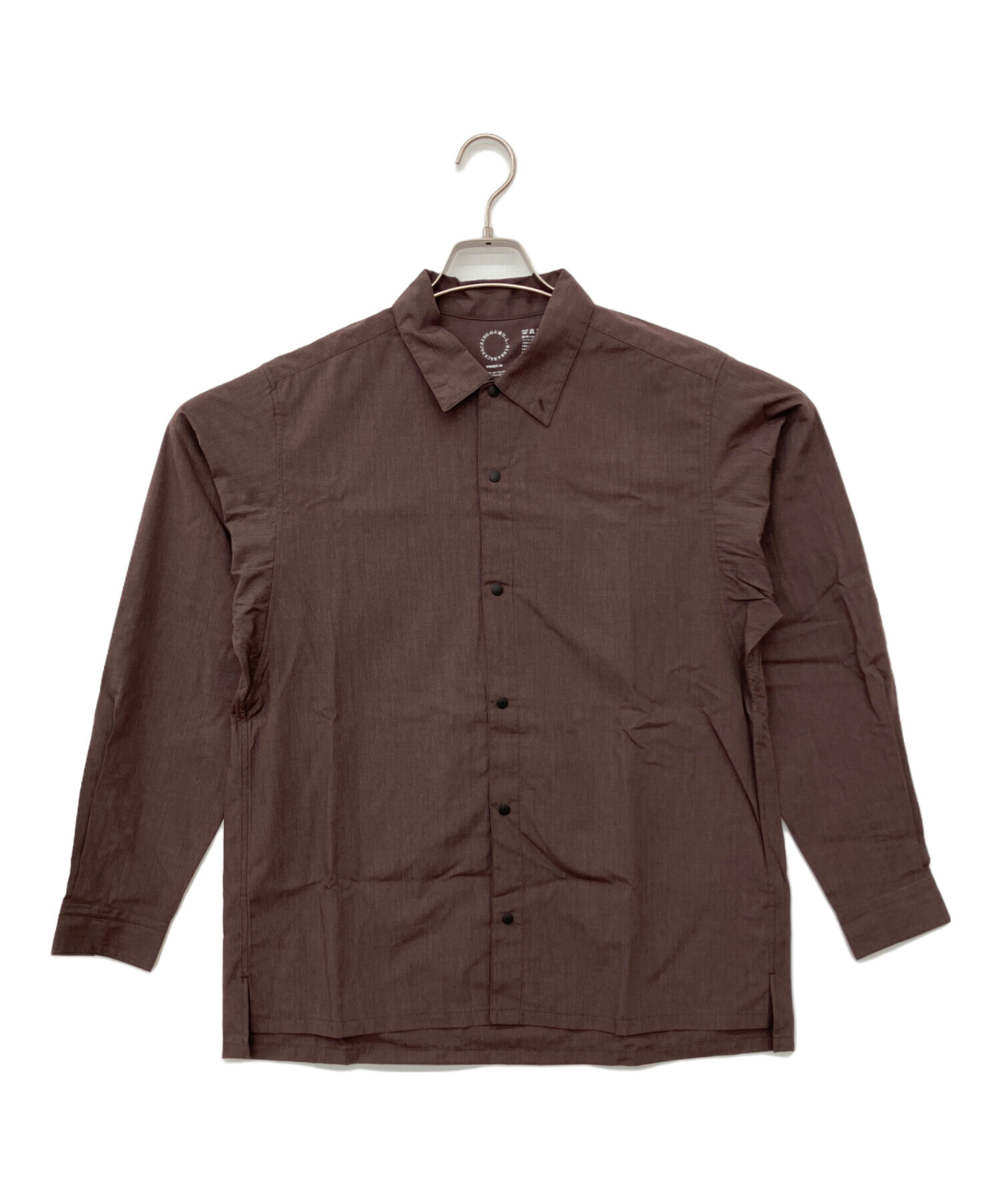【美品】バンブーシャツ / 山と道　ブラウン 中古・古着通販】山と道 (ヤマトミチ) トレッキングウェア(シャツ