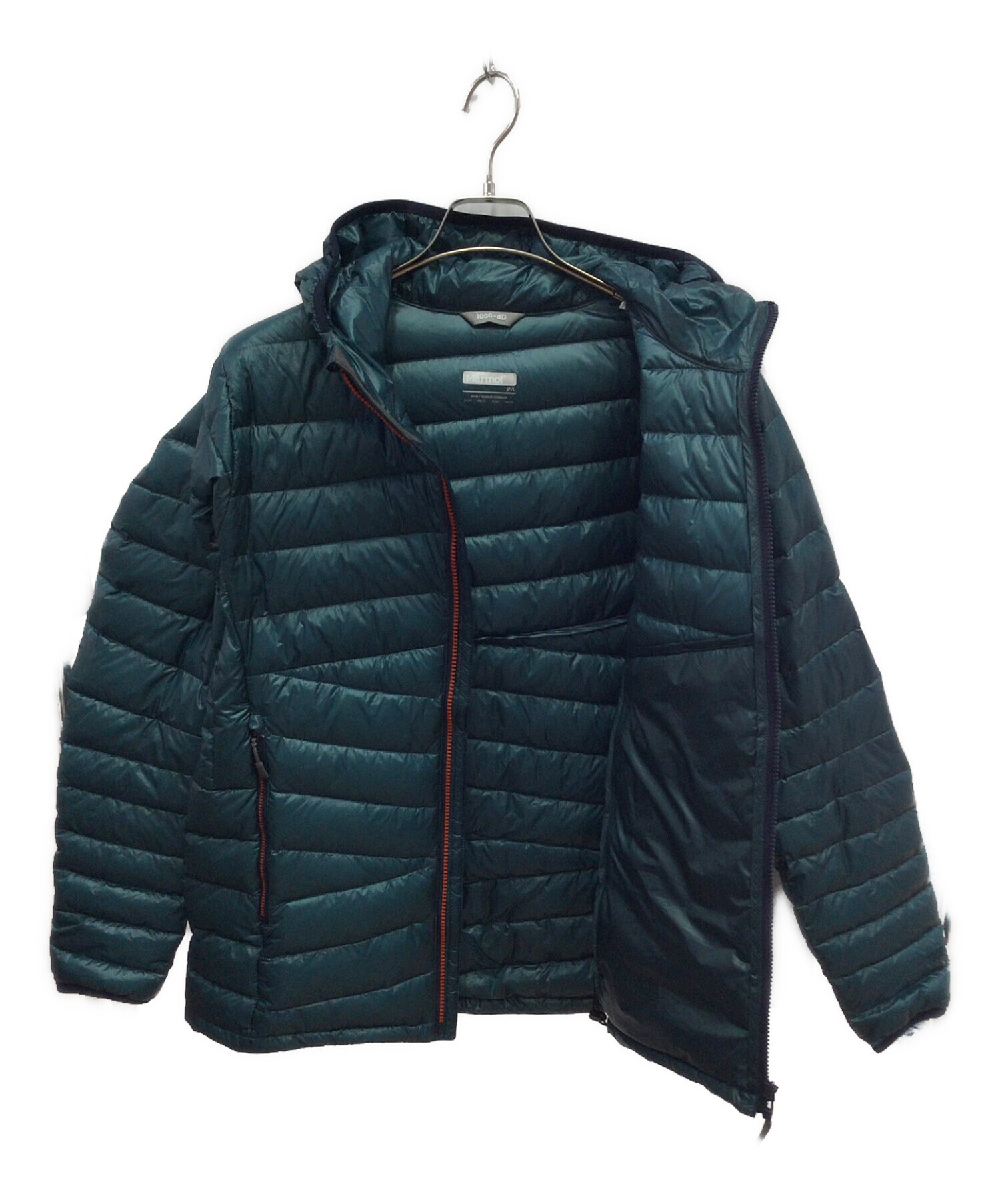 【美品】 MARMOT 1000 EASE DOWN JACKET グリーン M Kurtka puchowa Marmot Guides Down Jacket - rosin green | 8a.pl