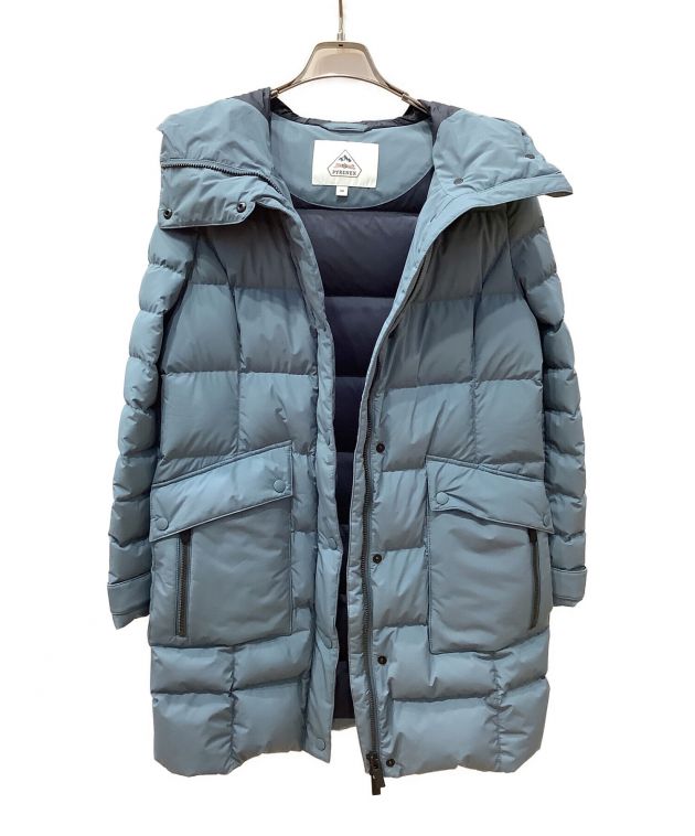 試着のみ美品【PYRENEX】 フードダウン　38 中古・古着通販】Pyrenex (ピレネックス) MAIKA スカイブルー サイズ