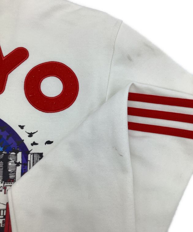 アディダス トラックジャケット 東京オリンピックモデル 白 赤 06年製