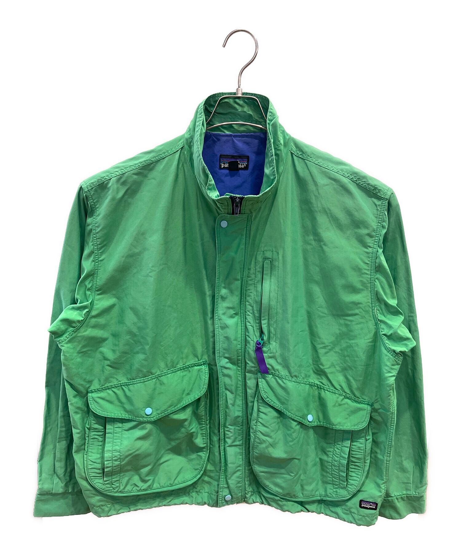 旧モデル patagonia バギーズ ジャケットL グリーン 中古・古着通販】Patagonia (パタゴニア) Baggies Jacket 黄緑