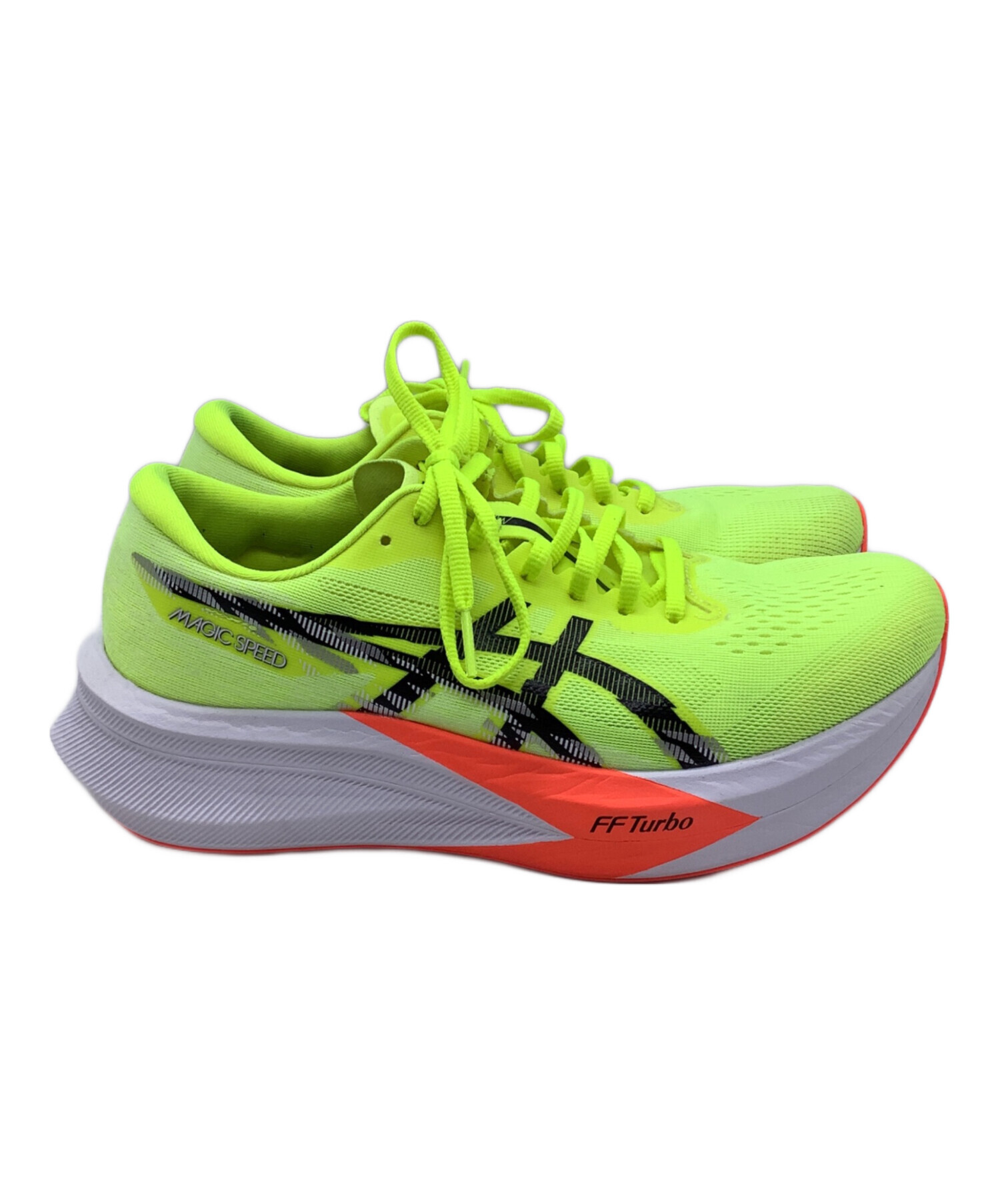 新品未使用・タグ付き ASICS MAGIC SPEED 中古・古着通販】asics (アシックス) Magic Speed 4 黄緑 サイズ:26.5
