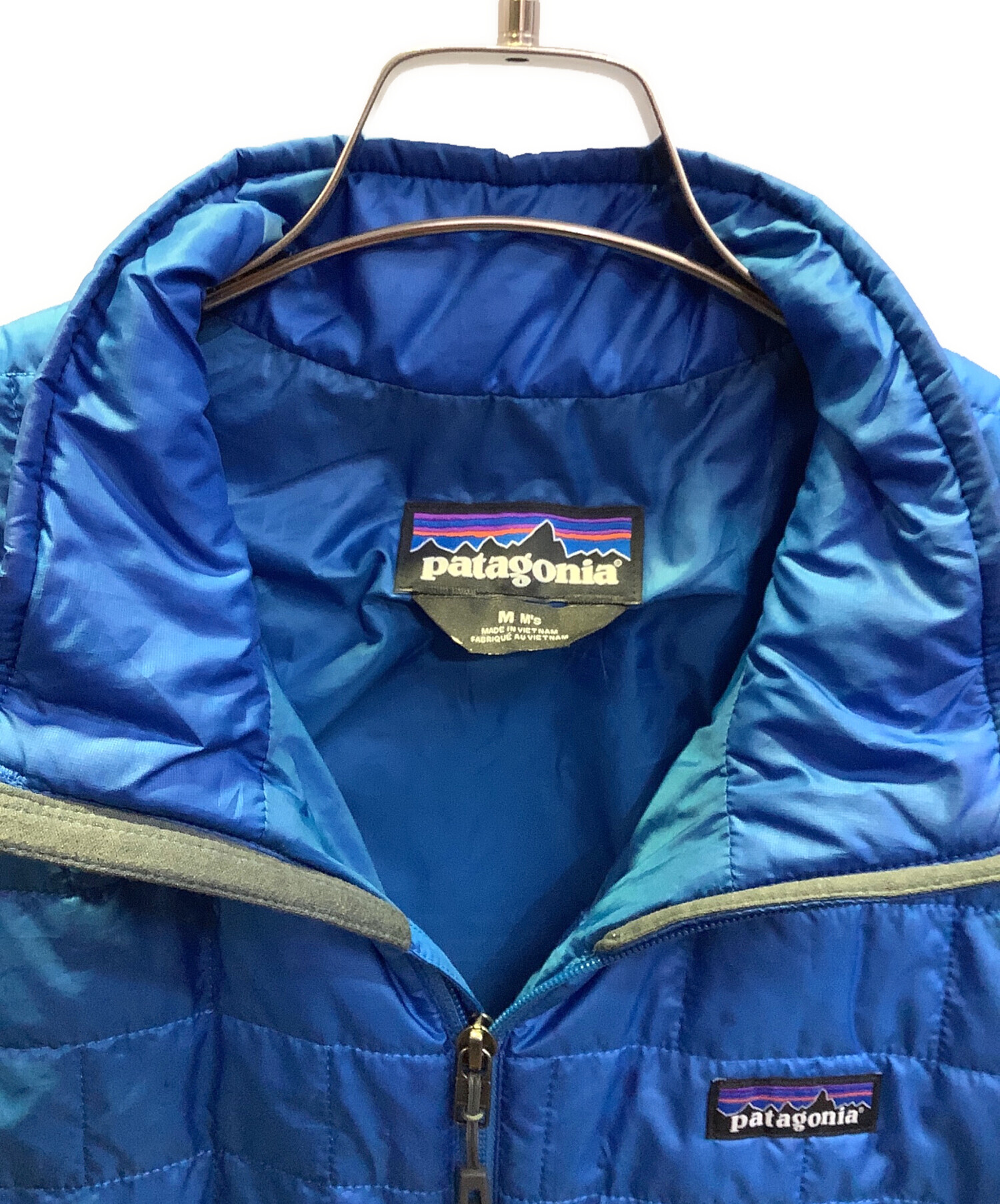Patagonia パタゴニア ナノパフベスト インサレーション ブルー S 中古・古着通販】Patagonia (パタゴニア) ナノパフベスト ブルー