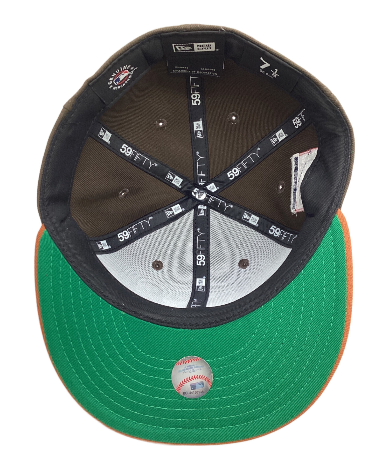 中古・古着通販】New Era (ニューエラ) キャップ ブラウン サイズ:7 8