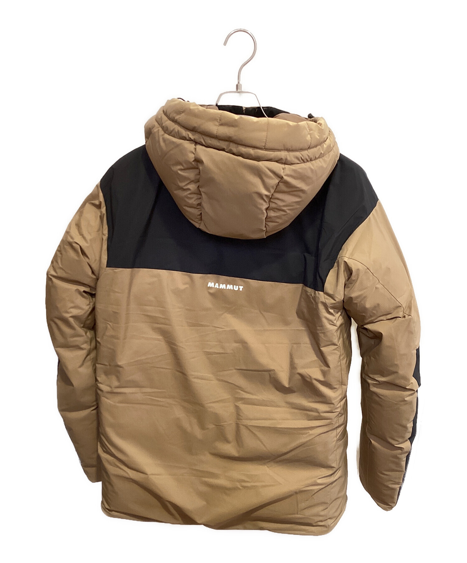 バックスピン様、専用MAMMUT フード付きジャケット ブラック/ベージュ 中古・古着通販】MAMMUT (マムート) アイスフォールソフトシェル