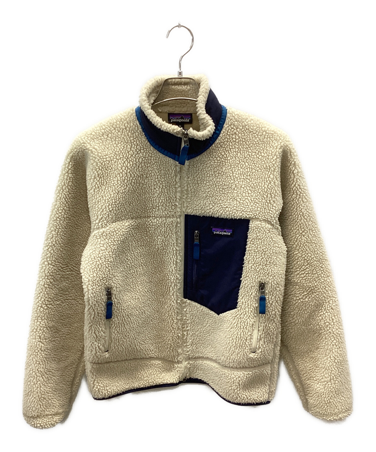 patagonia レトロX Sサイズ　ベージュ/青 patagonia(パタゴニア) レトロXのサイズ感を徹底解剖！2025年