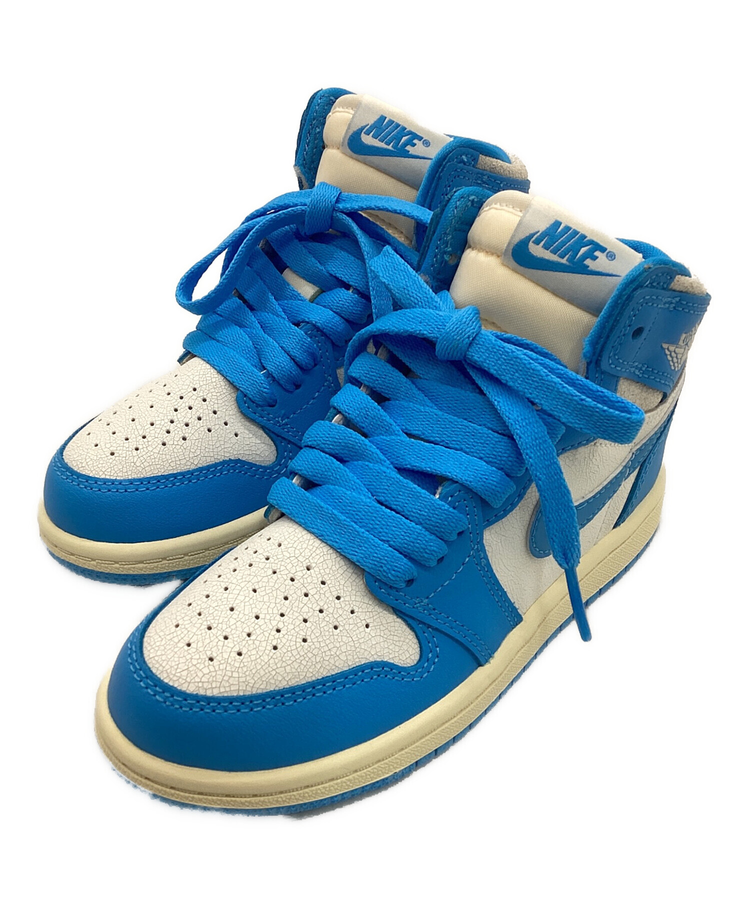 中古品！Nike Air Jordan1 UNC ブルー/ホワイト 箱なし！ 2026年最新】Yahoo!オークション -nike air jordan 1 university blue