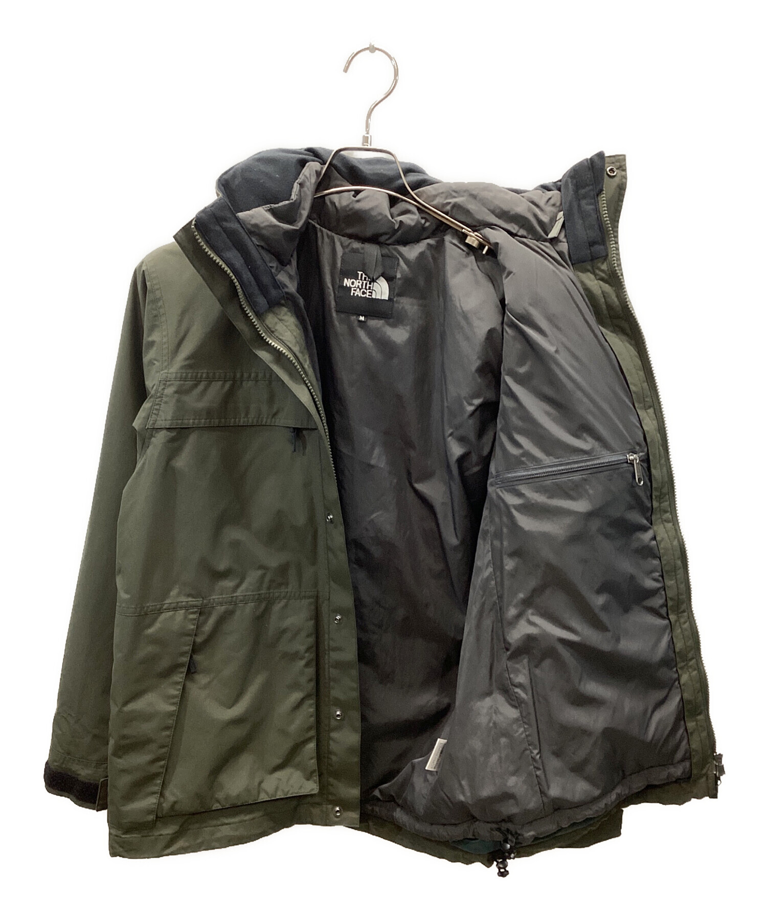 ノースフェイス　マカルトリクライメイトジャケット Mサイズ　インナーダウン付き マカルトリクライメイトジャケット インナーダウンのみ Mサイズ 中古