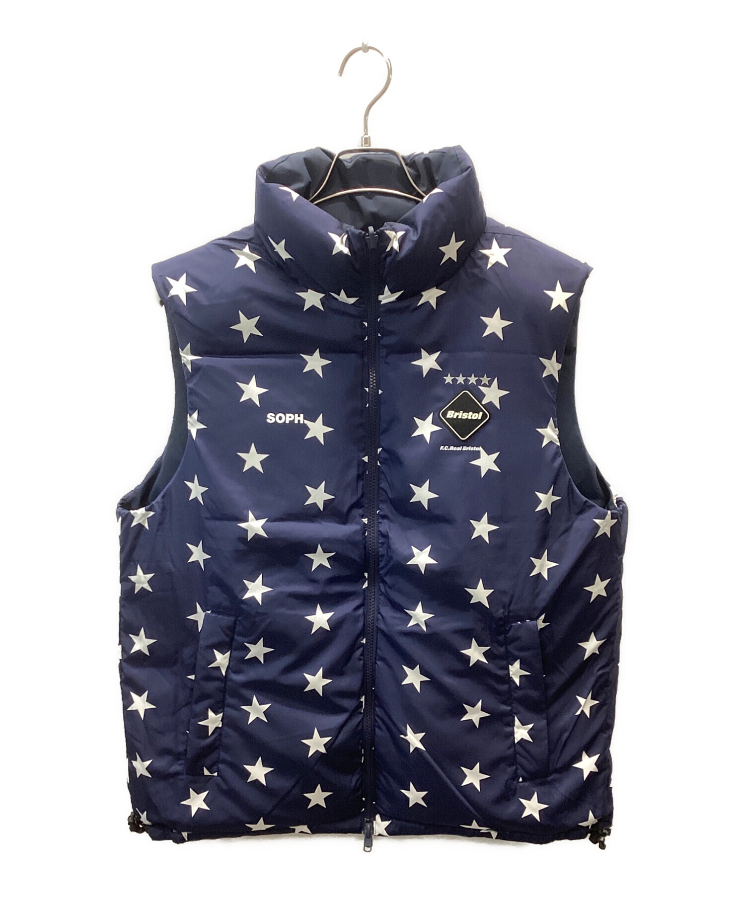 Bristol リバーシブル　ダウンベスト 中古・古着通販】Bristol (ブリストル) リバーシブルダウンベスト